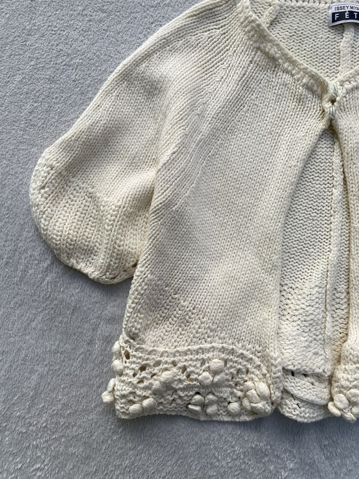 Issey Miyake S/S 2005 Issey Miyake Fete Knit Cardigan Size S / US 4 / IT 40 - 4 Thumbnail
