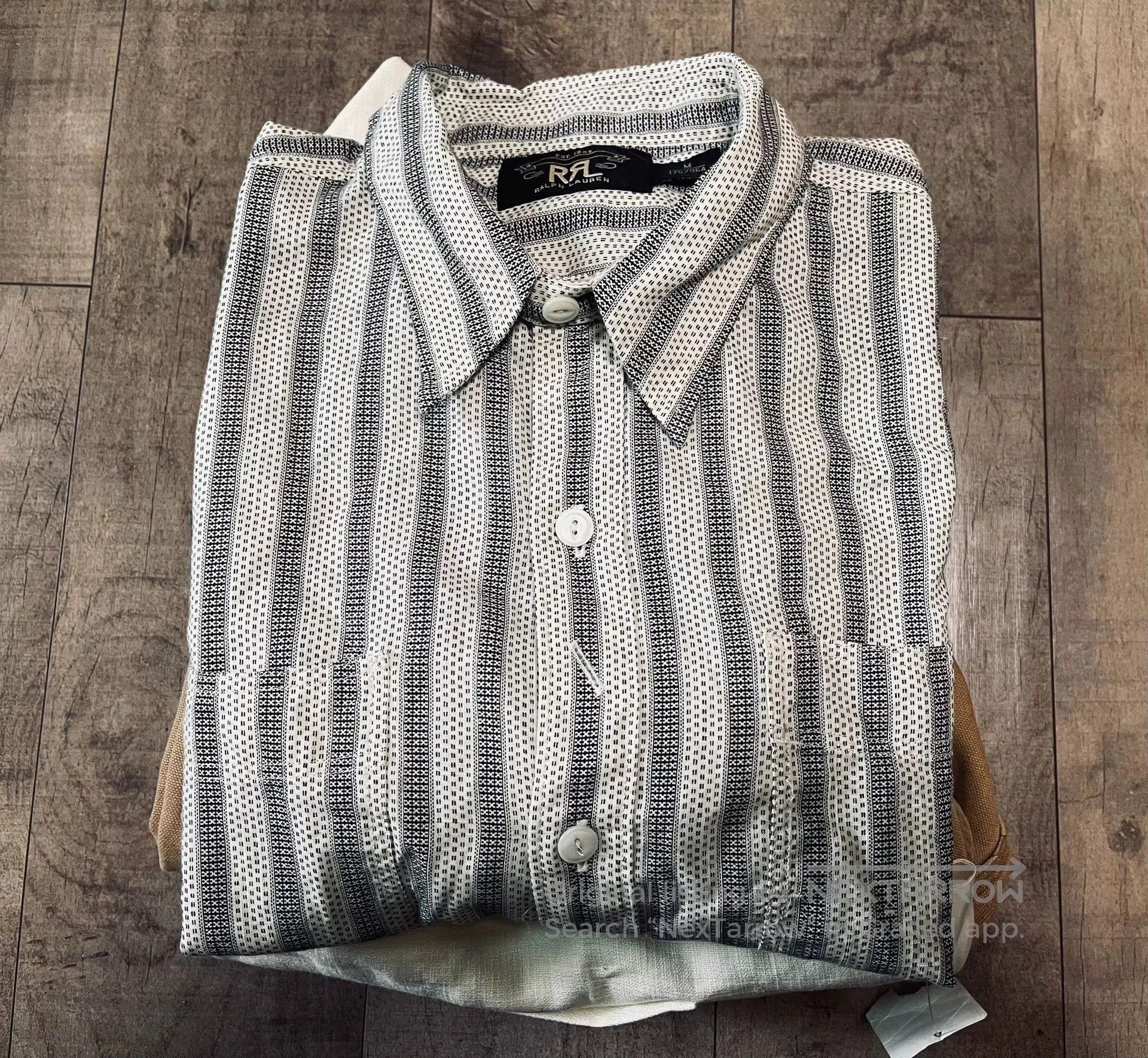 RRL Ralph Lauren RRL Retro American Striped Men's Shirt. Size US M / EU 48-50 / 2 - 7 Thumbnail