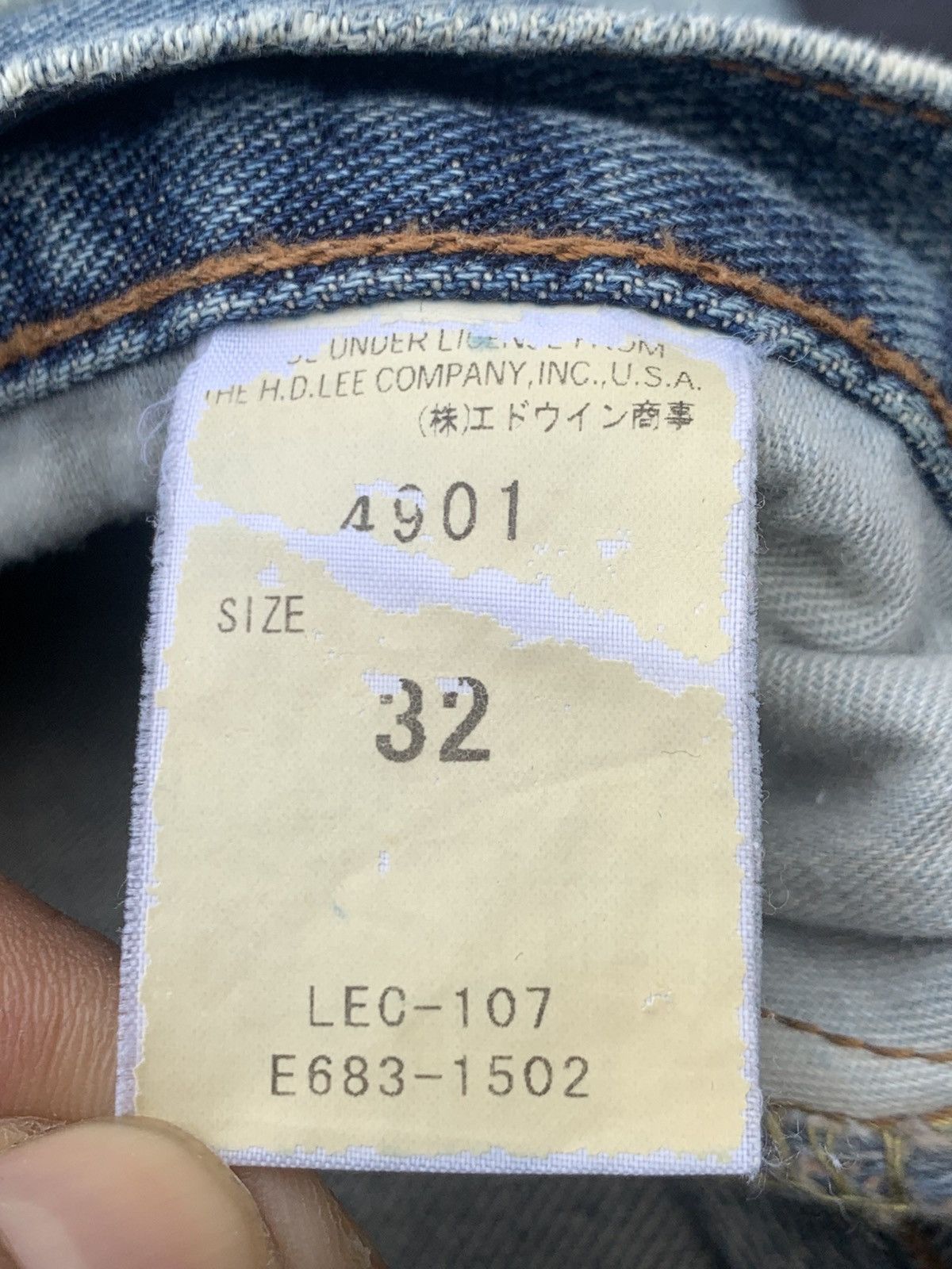 Lee FLARE VINTAGE LEE JEANS Size US 32 / EU 48 - 8 Thumbnail