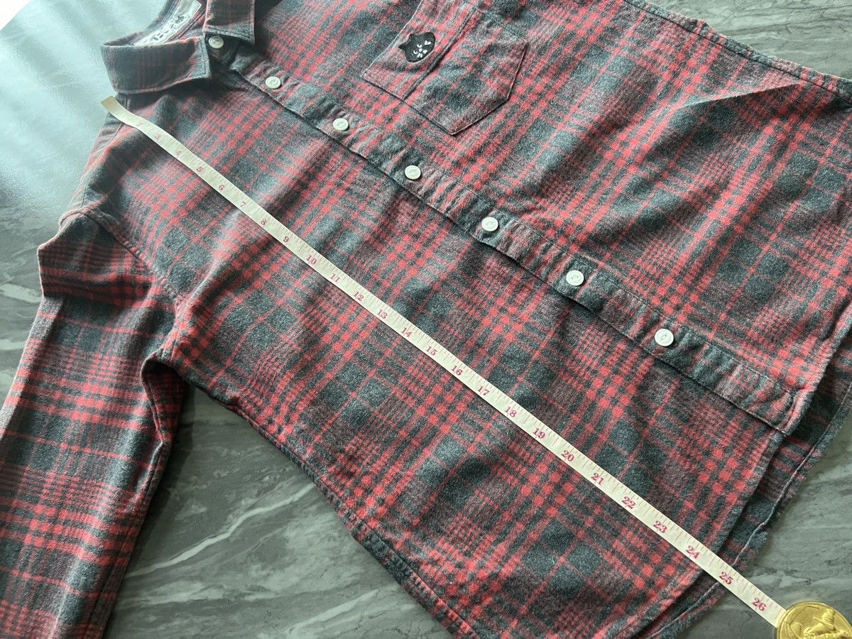 Ne-Net Ne-net : Plaid Tartan Red Black Pattern Cat Nya Size US M / EU 48-50 / 2 - 9 Thumbnail