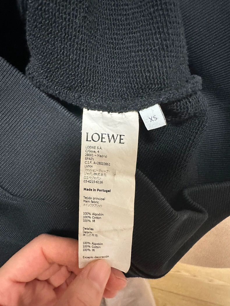 Loewe Loewe Black embroidered sweater Size XS / US 0-2 / IT 36-38 - 4 Thumbnail