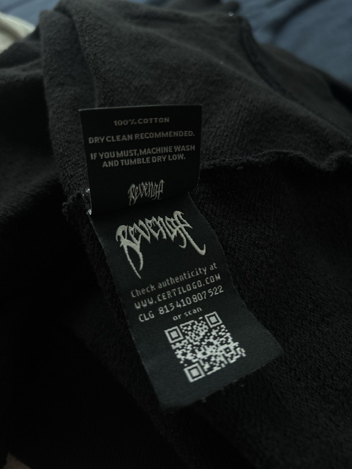 Revenge Black/Red Revenge ‘Kill’ Hoodie Size US L / EU 52-54 / 3 - 5 Thumbnail