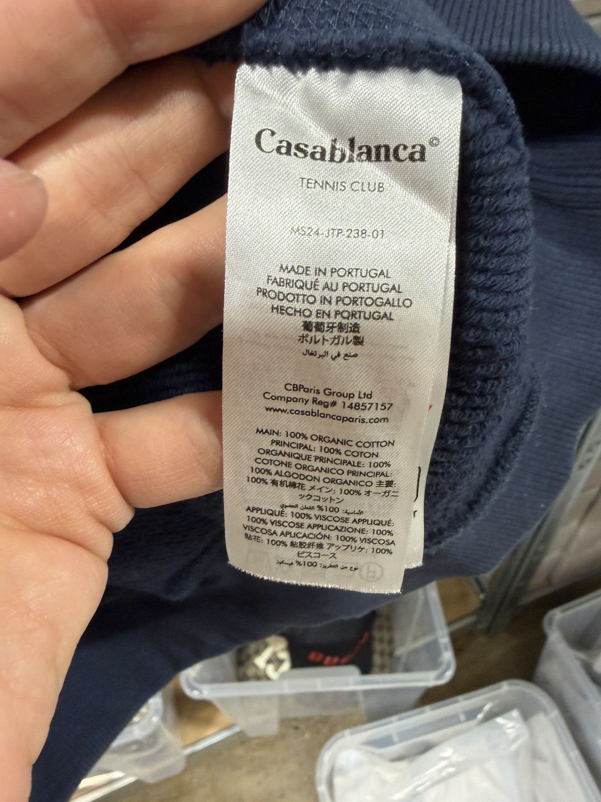 Casablanca Casablanca Logo Embroidery Patch Sweatshirt NEW 700$ Size US L / EU 52-54 / 3 - 3 Thumbnail