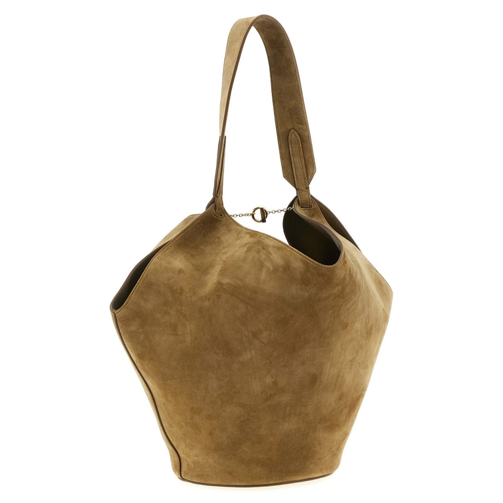 KHAITE KHAITE Lotus Small Mud Suede Tote Bag New & Authentic Size ONE SIZE - 2 Thumbnail