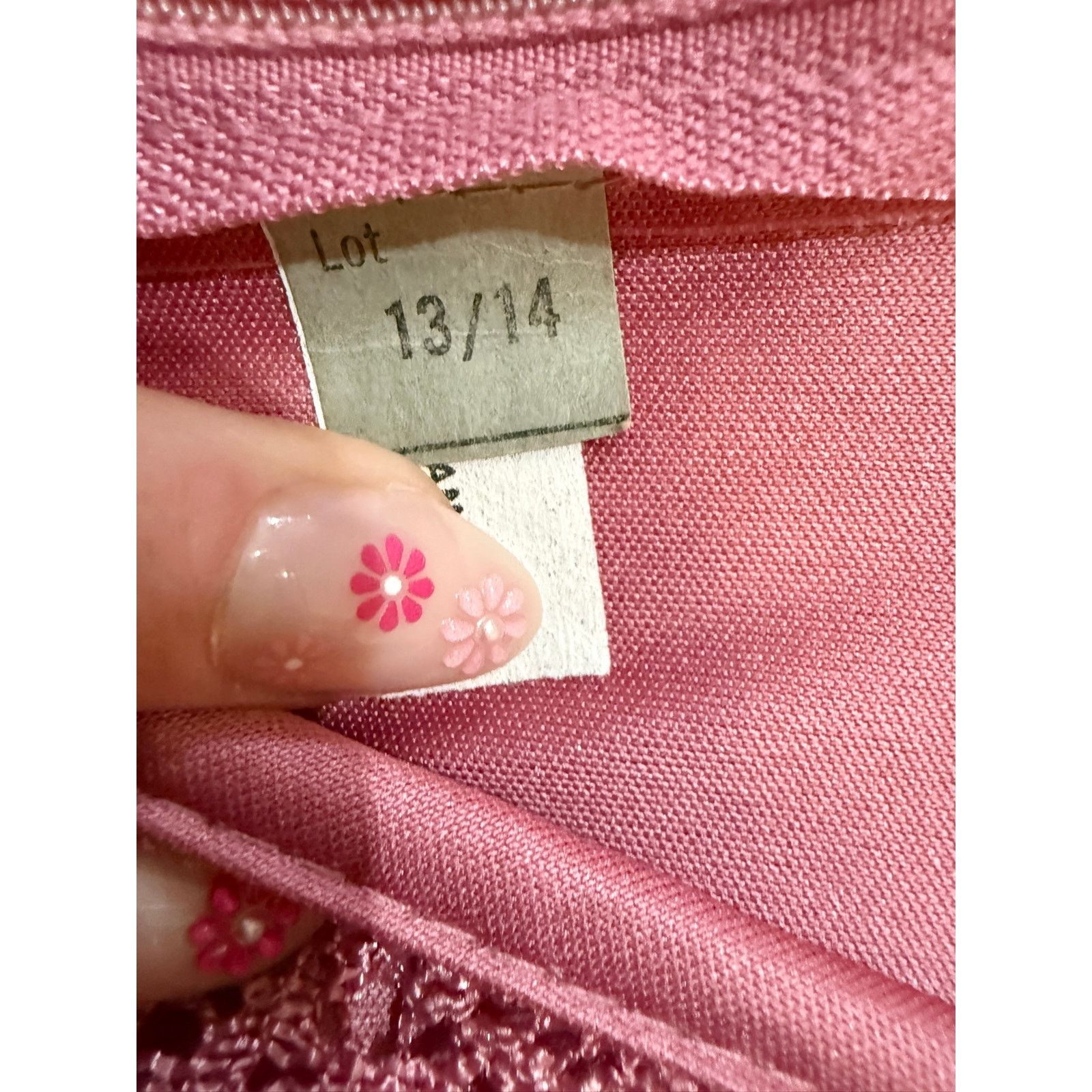 Vintage 70s Dusty Pink Flutter Sleeve Maxi Dress Size XL / US 12-14 / IT 48-50 - 5 Thumbnail