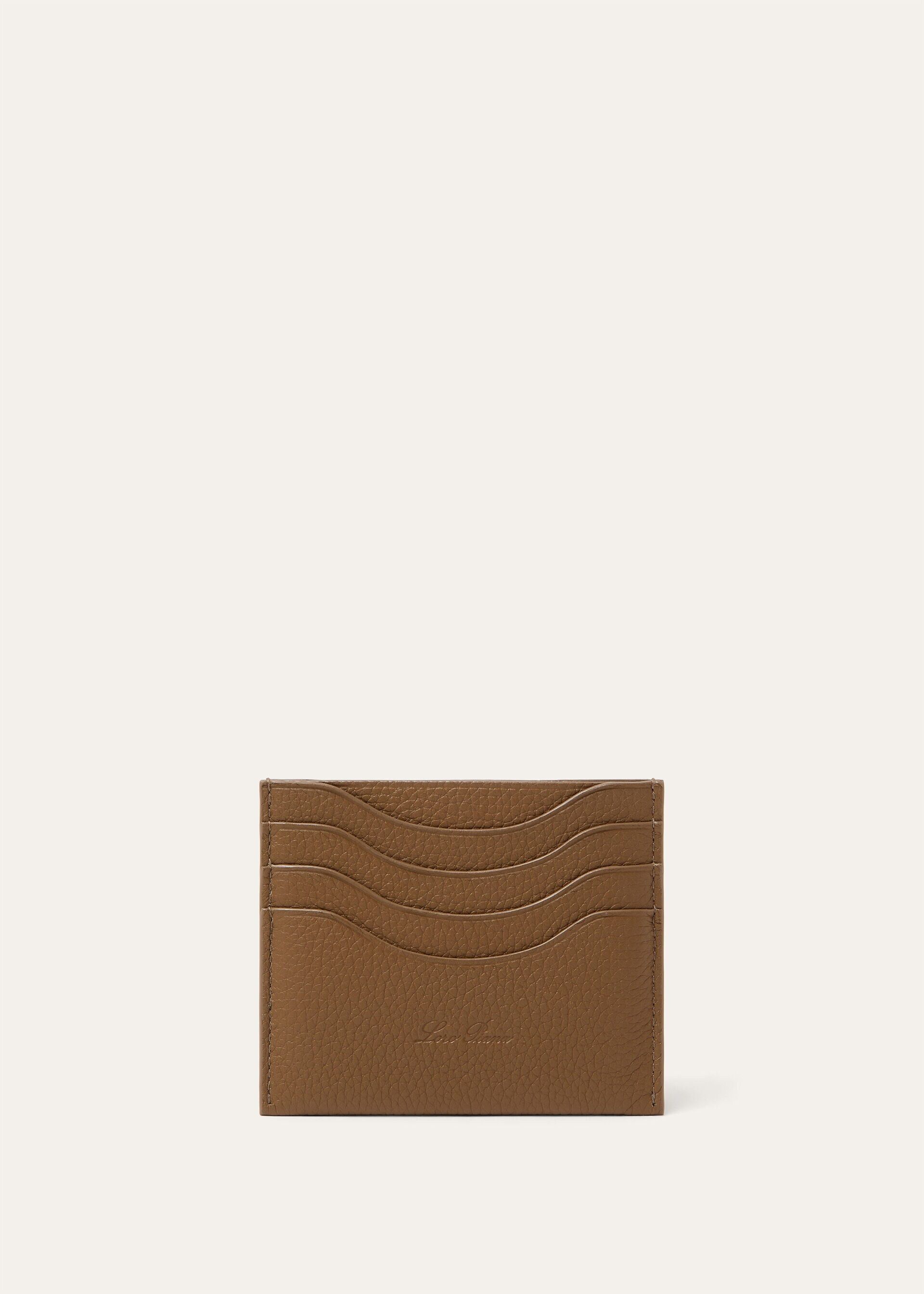 Loro Piana os11x0426 FAR0705 Size: OS / Extra Cardholder in Pecan Size ONE SIZE - 1 Thumbnail