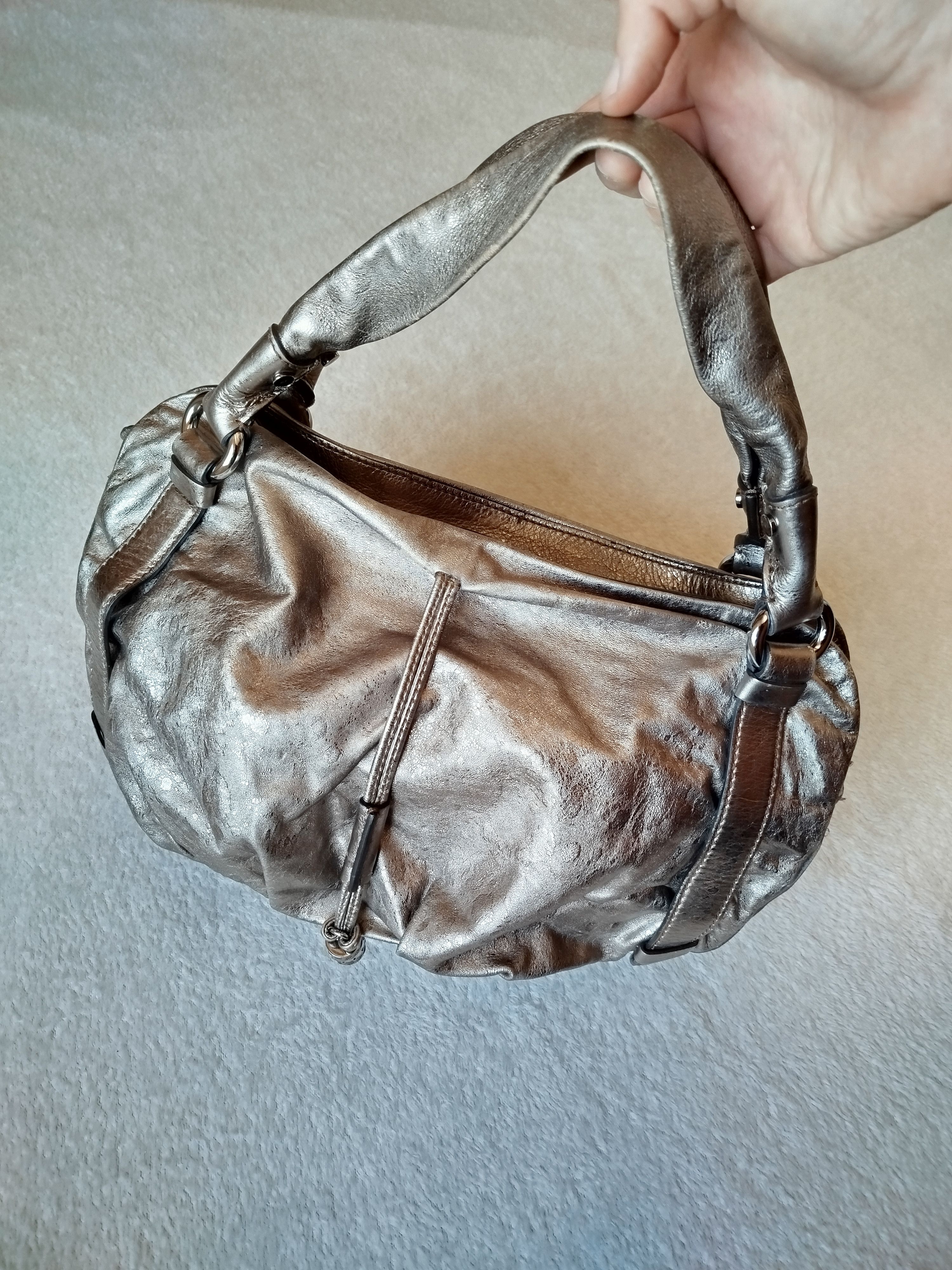 Celine CELINE BITTERSWEET leather handbag gold metallic Size ONE SIZE - 1 Thumbnail