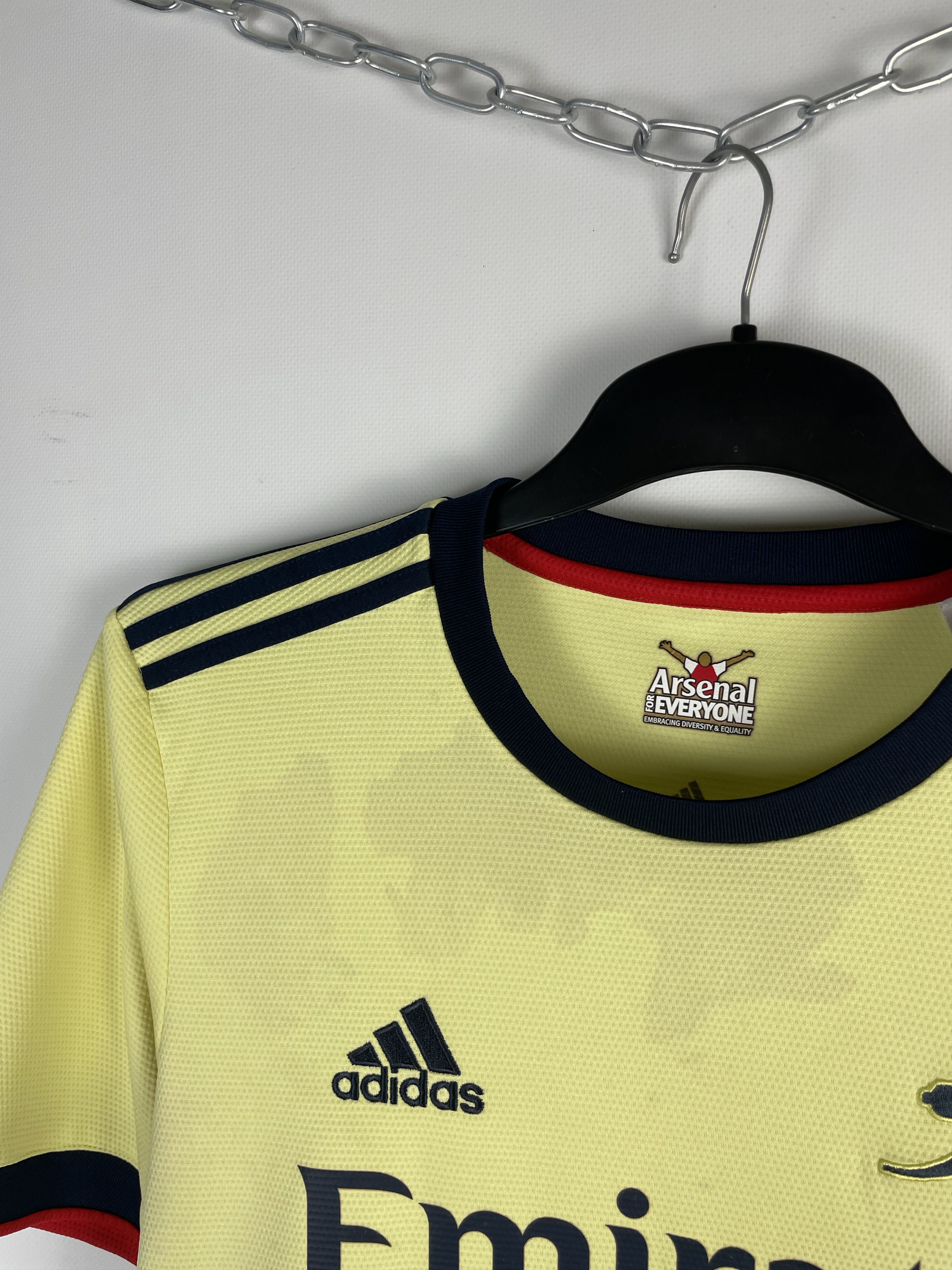 Adidas Adidas Arsenal 2021/2022 Away Jersey Tshirt Tee Yellow Size US L / EU 52-54 / 3 - 5 Thumbnail