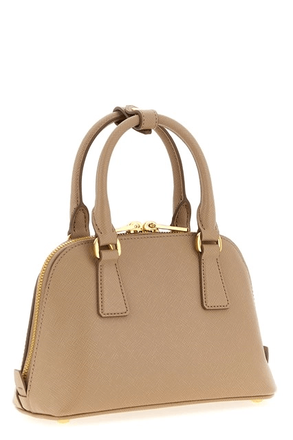 Prada PRADA Cameo Beige Leather Top Handle Bag New & Authentic Size ONE SIZE - 2 Thumbnail
