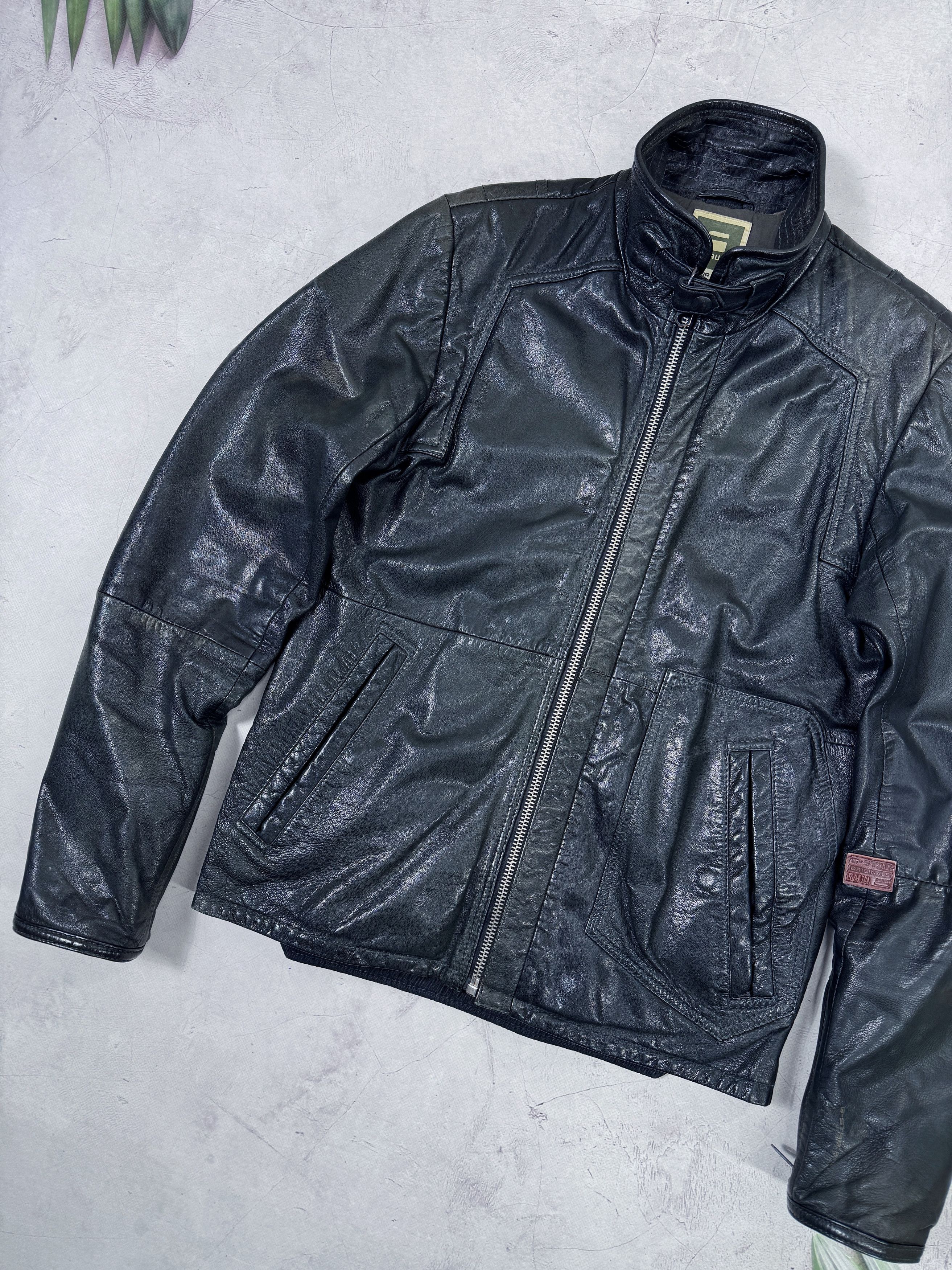 G-Star G-Star Raw Goat Leather Jacket Rco Brando Men Size US M / EU 48-50 / 2 - 2 Thumbnail