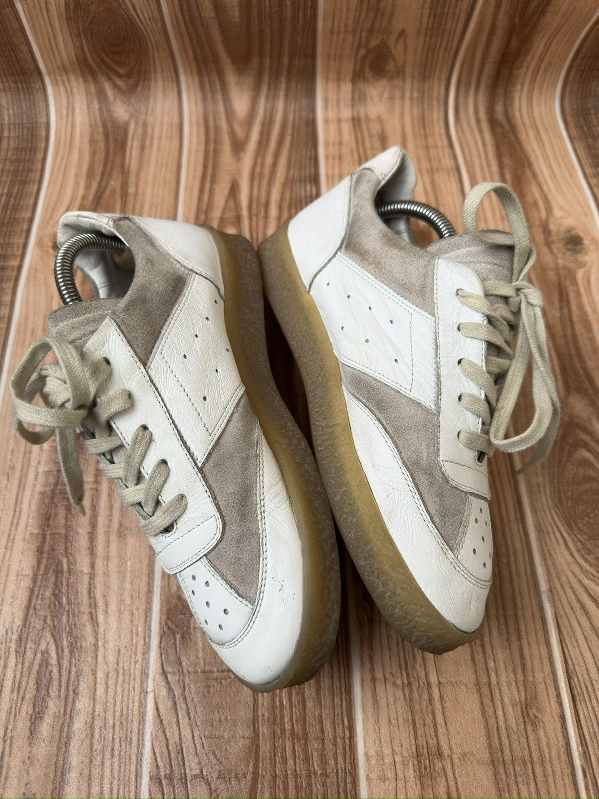 Maison Margiela Maison margiela MM6 White Court Sneakers Lowtops Size US 7 / IT 37 - 5 Thumbnail