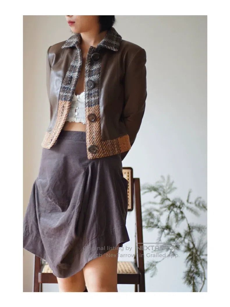 Other Valentino Lambskin chocolate leather coat Size S / US 4 / IT 40 - 1 Thumbnail