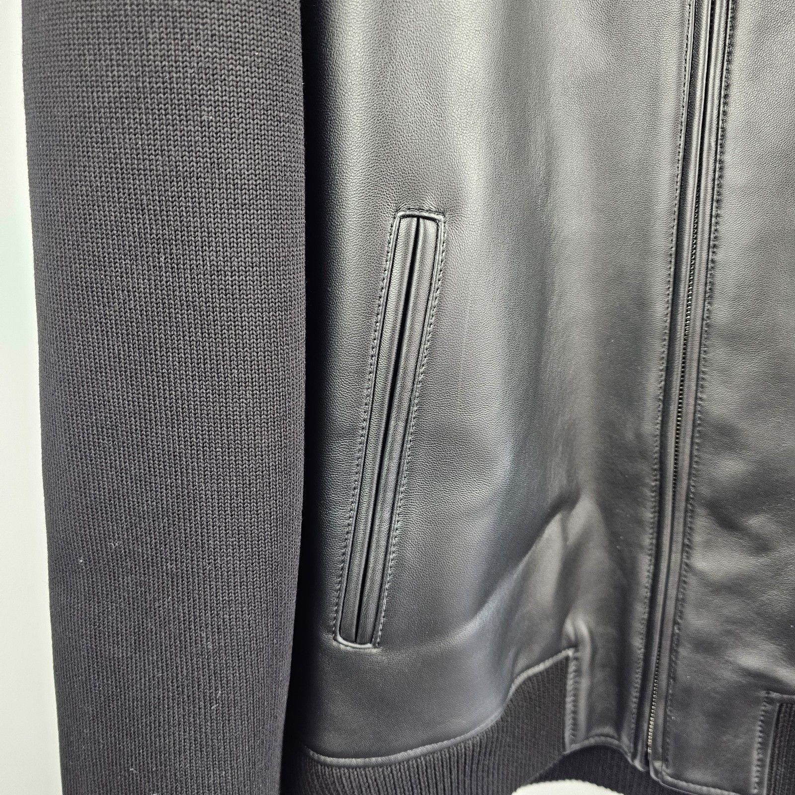 Gucci GUCCI $3980 Black Nappa Leather Bomber Jacket New & Authenti Size US XXL / EU 58 / 5 - 3 Thumbnail