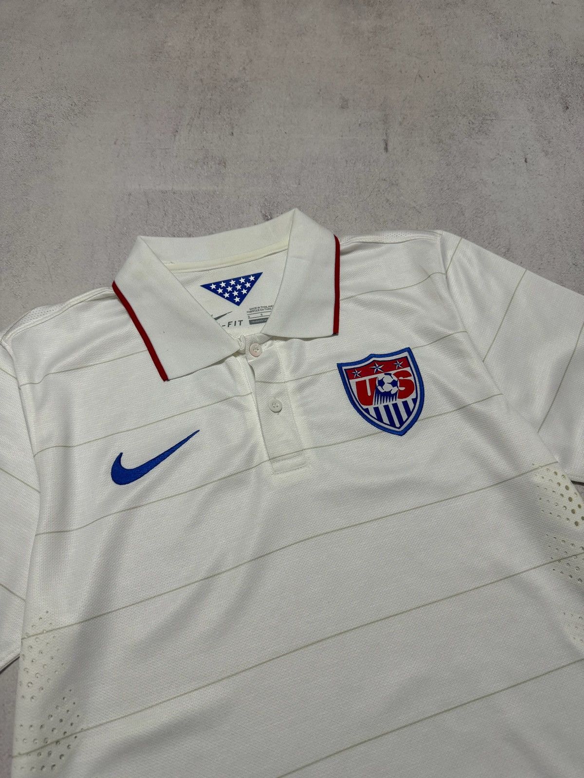 Nike × Vintage Vintage Nike USA Jersey T Shirt 2013 Soccer White S Size Size US S / EU 44-46 / 1 - 6 Thumbnail