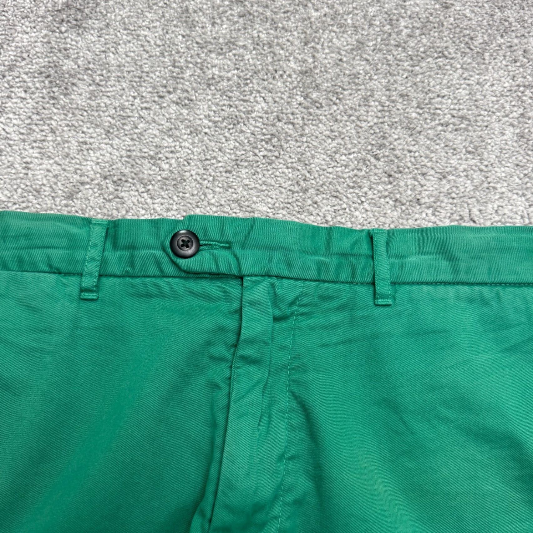 Vintage VINTAGE Jack Spade Bleecker Street New York Chino Shorts Mens 38 Green Flat Front Cotton Regular Inseam 9in Casual Preppy City Men Size US 38 / EU 54 - 3 Thumbnail