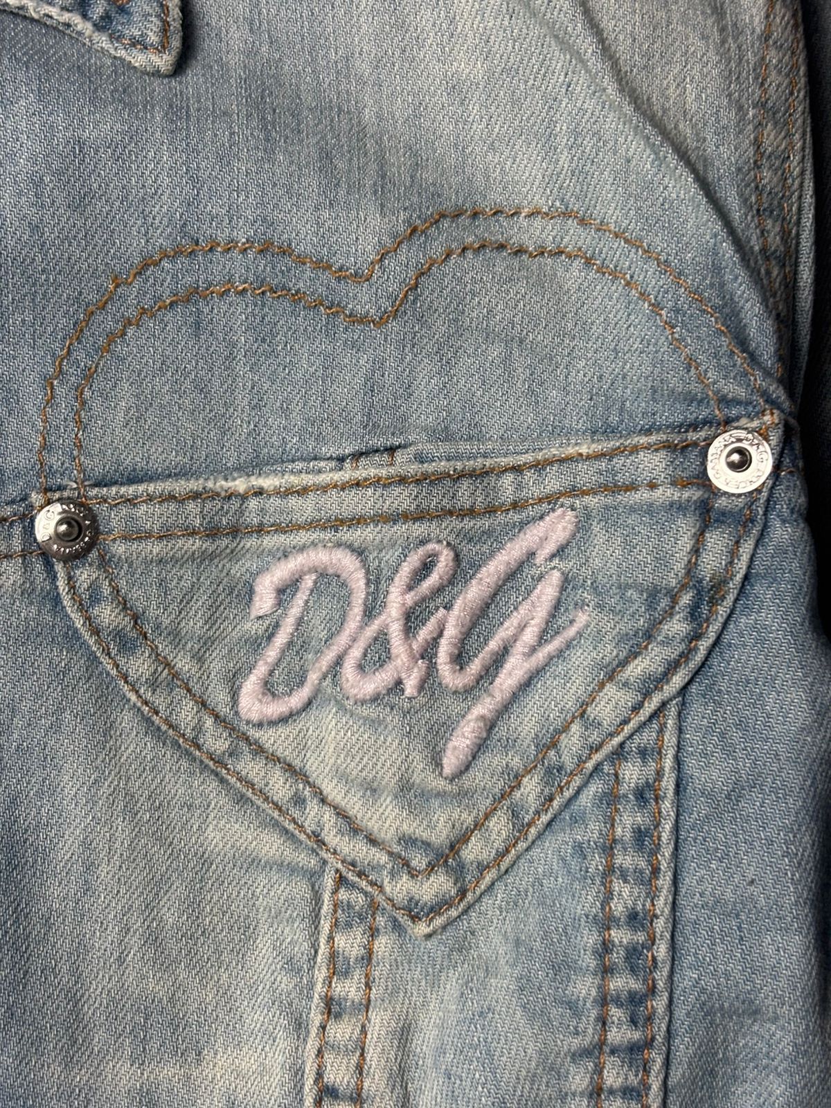 Dolce & Gabbana 2000s Dolce Gabbana Love Pocket Jacket Size S / US 4 / IT 40 - 4 Thumbnail