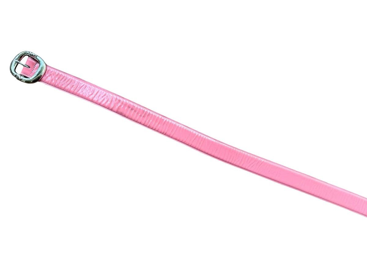 Chrome Hearts Pink patent leather gunslinger belt Size 32 - 3 Thumbnail