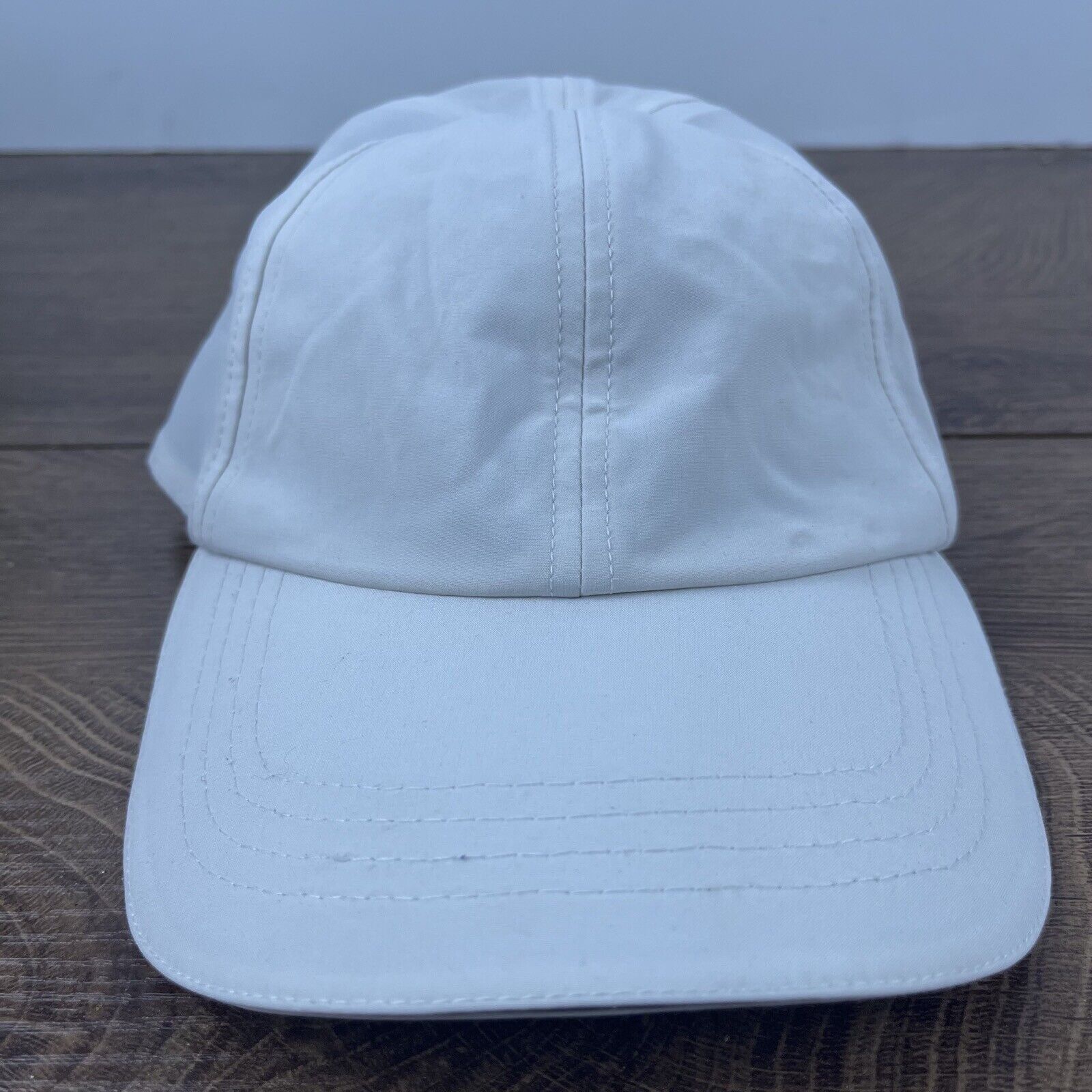 Other Adult Running Hat White Athletic Hat White Cap Hat Adjustabl Size ONE SIZE - 3 Thumbnail
