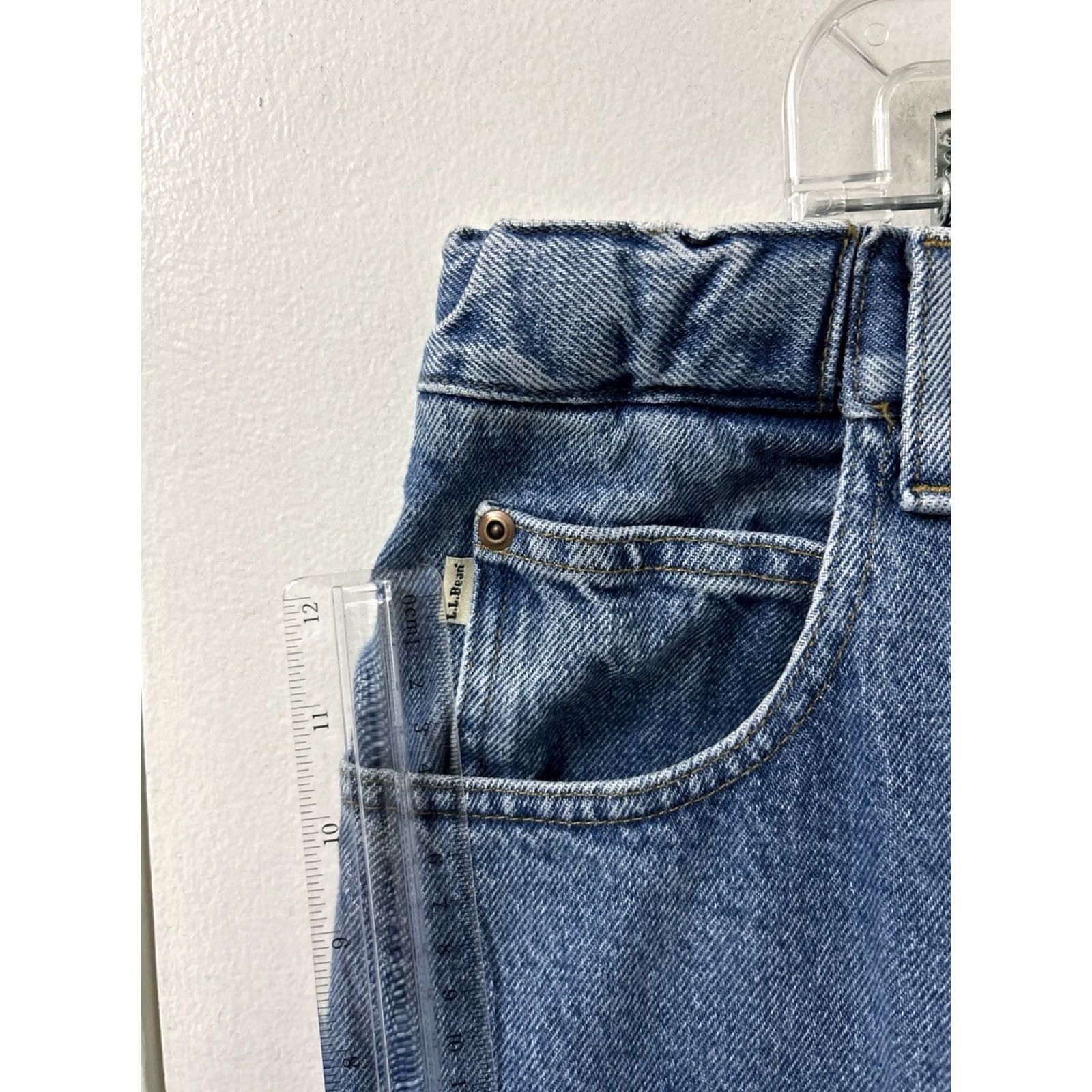 Vintage LL Bean Jeans Mens Size 40x29 Blue Straight Leg Comfort Waist 250265 Denim 5-Pocket Regular Fit Shirt Pants Clothes Size US 40 / EU 56 - 4 Thumbnail