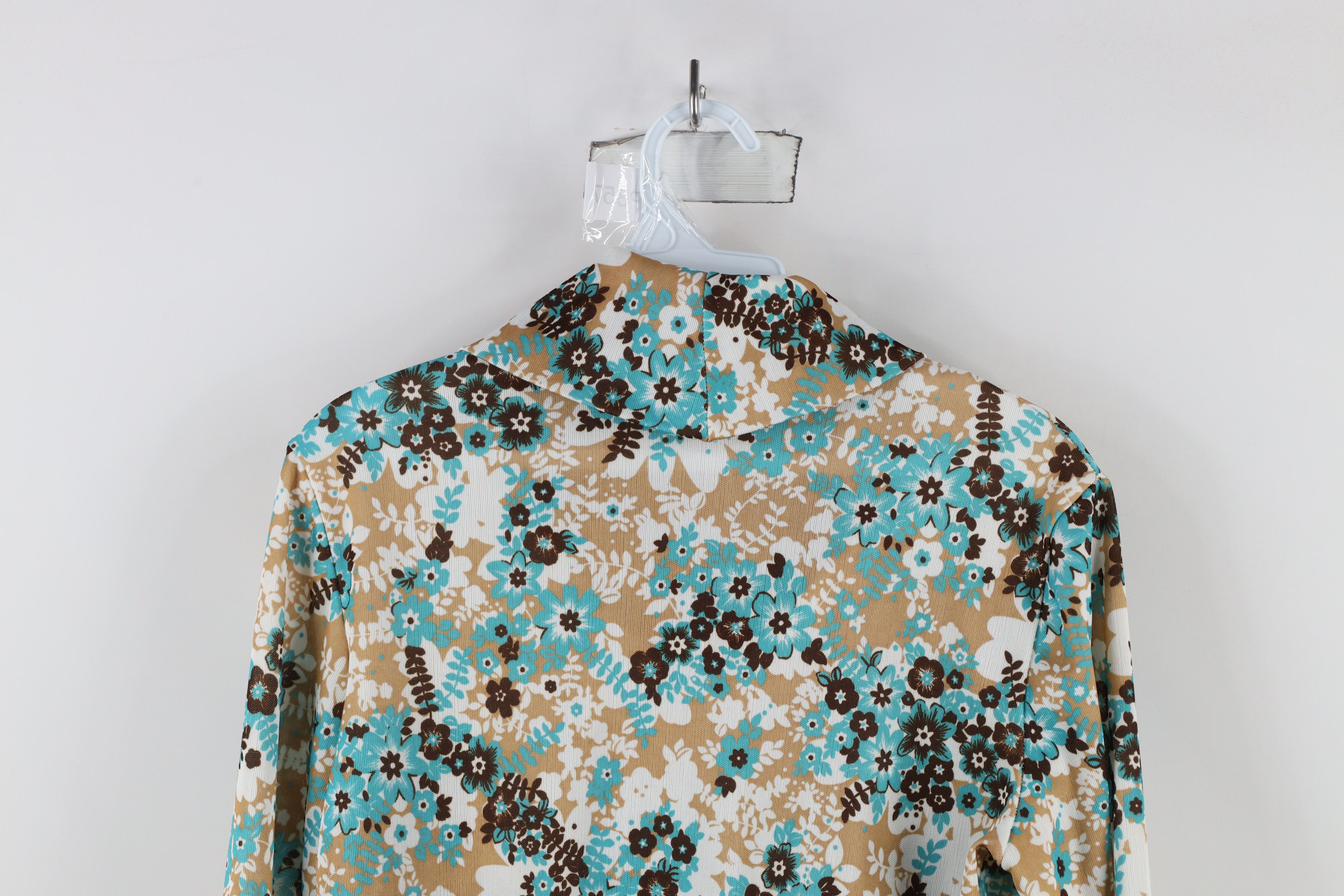 Vintage Vintage 70s Mid Century Modern MCM Knit Turtleneck Shirt Size M / US 6-8 / IT 42-44 - 9 Thumbnail