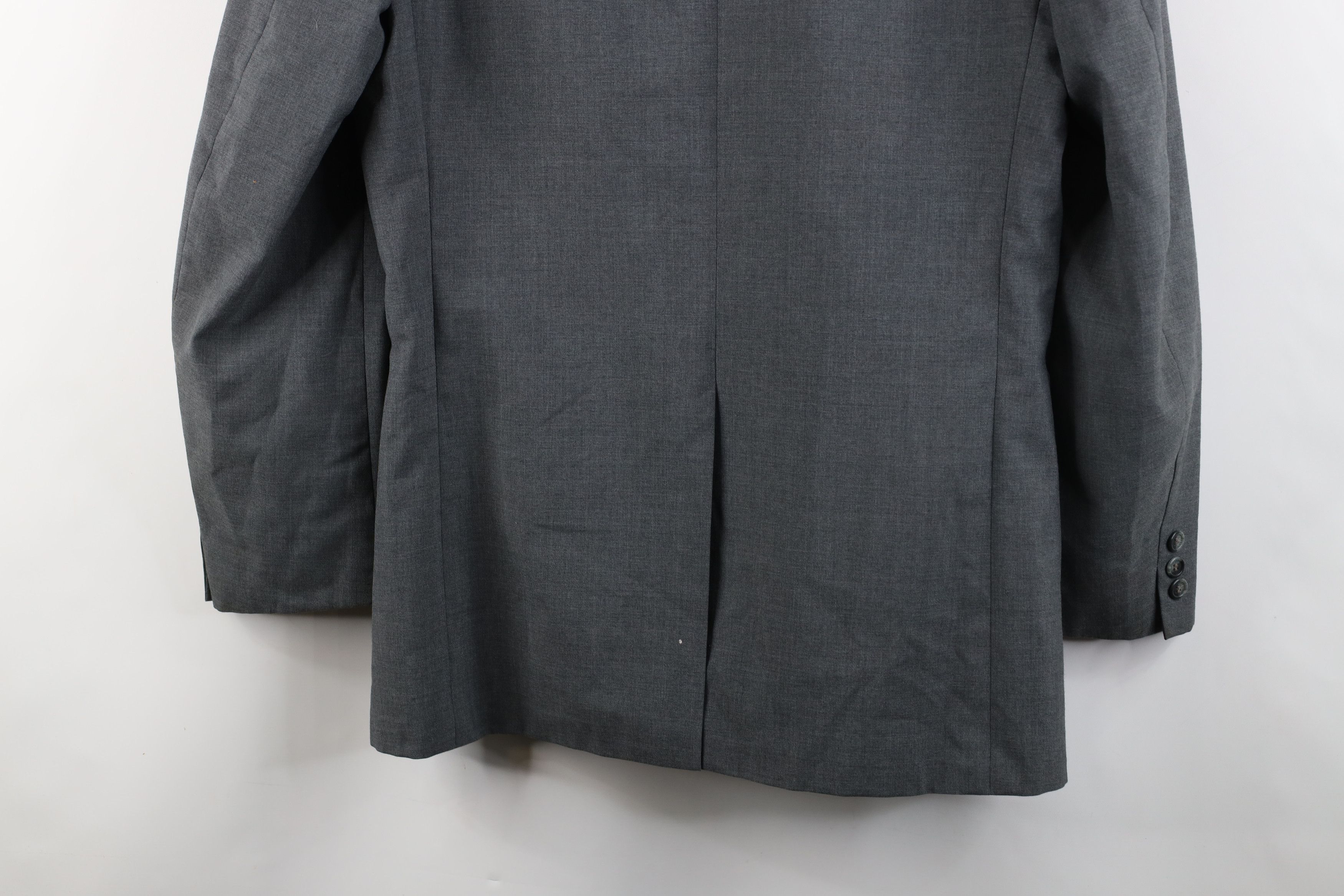 Vintage Vintage 70s Streetwear Blazer Suit Jacket Sharkskin Gray USA Size US XL / EU 56 / 4 - 15 Thumbnail