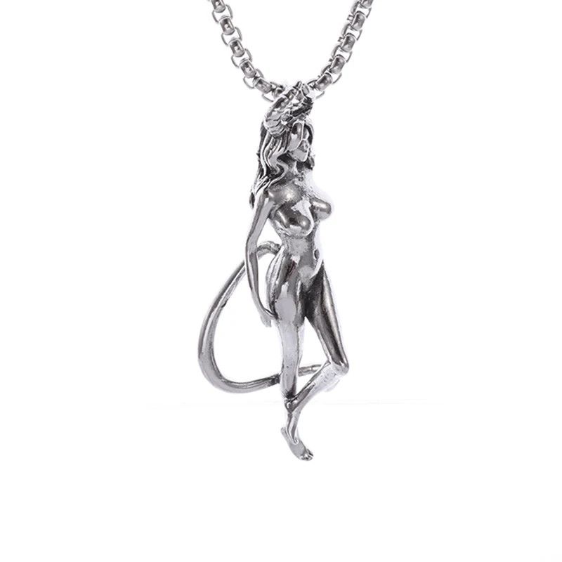 Jewelry Magic Beautiful Girl Pendant Necklace Size ONE SIZE - 4 Thumbnail