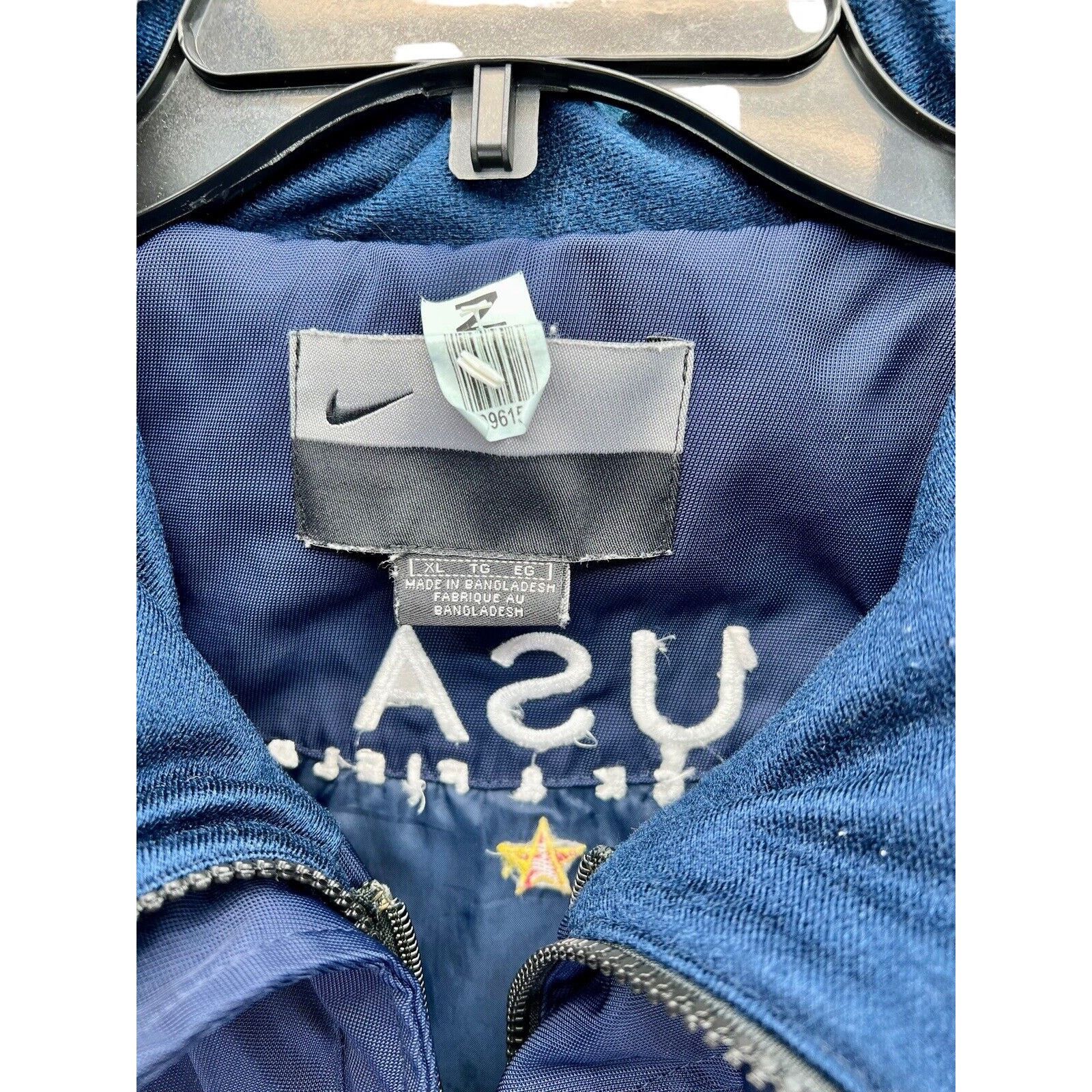 Nike Nike Parka USA Track & Field Olympics Mens XL Blue Jacket Size US XL / EU 56 / 4 - 3 Thumbnail