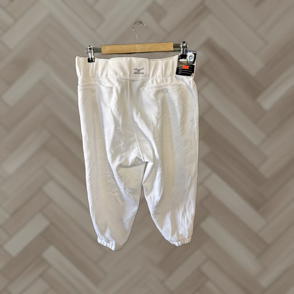 Mizuno Mizuno Baseball Pants Mens White Size M Regular NWT Pants Size US 31 - 1 Thumbnail