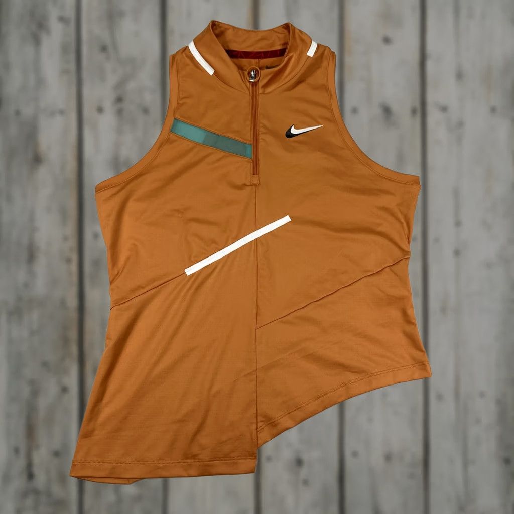 Nike Nike Dri-Fit Tank Womens Tennis Activewear Sleeveless M Hot Curry DD8705-808 Size M / US 6-8 / IT 42-44 - 1 Thumbnail