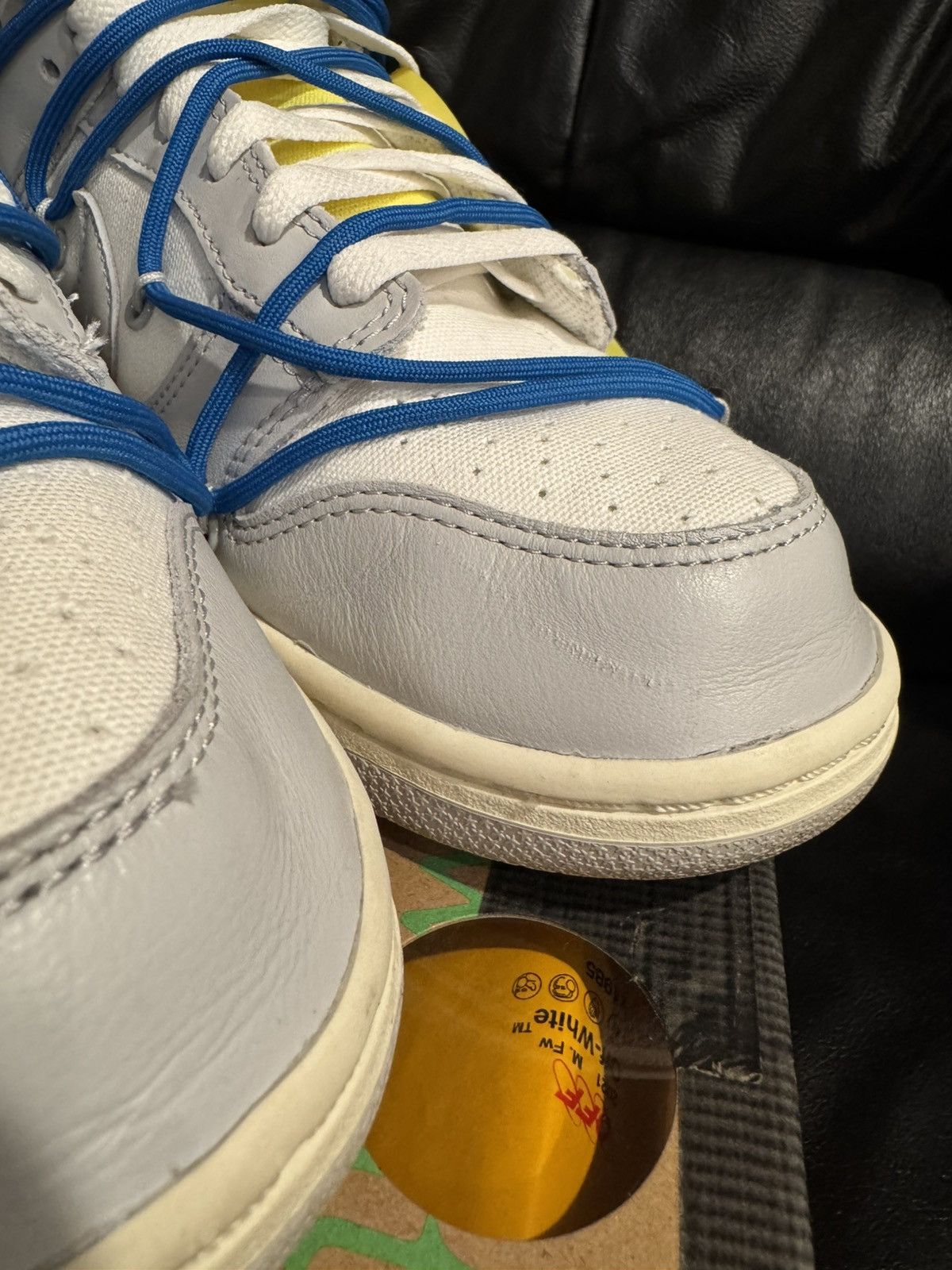 Nike × Off-White Nike Dunk Low Off-White Lot 10 of 50 Size US 10.5 / EU 43-44 - 12 Thumbnail