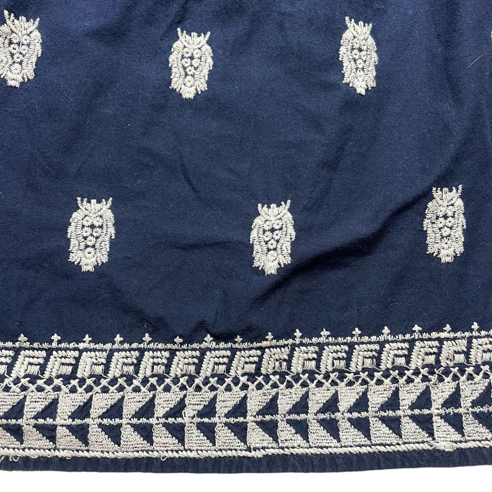 Other Crown & Ivy Embroidered Cotton Blouse Size XL / US 12-14 / IT 48-50 - 5 Thumbnail