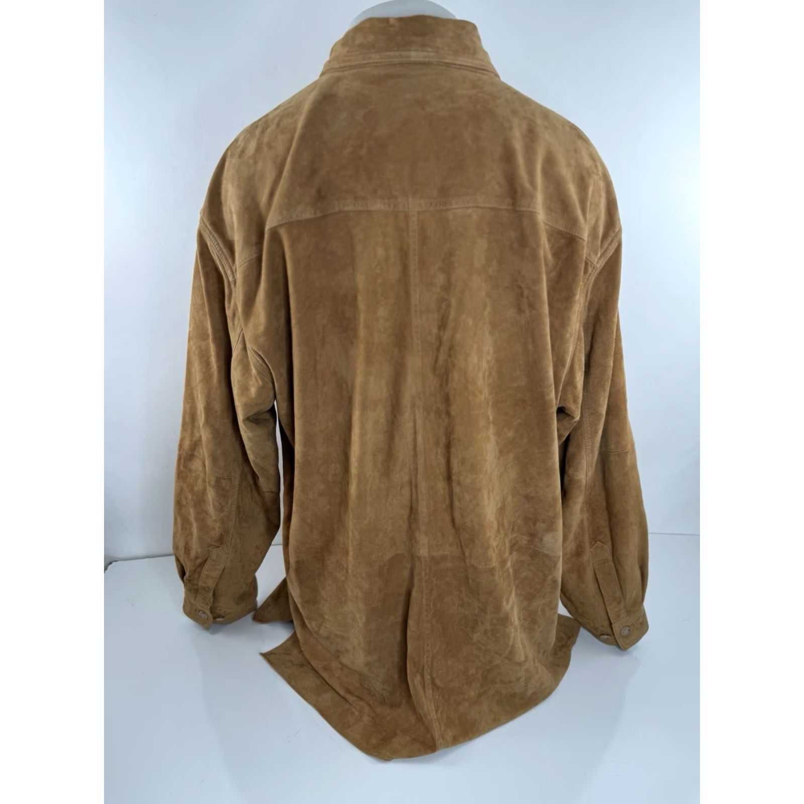 The Territory Ahead Territory Ahead - Suede Leather Shirt Jacket Mens XL Brown Leather Shirt Jacket Mens XL Brown Territory Ahead Shirt Jacket Mens XL Size US XL / EU 56 / 4 - 3 Thumbnail