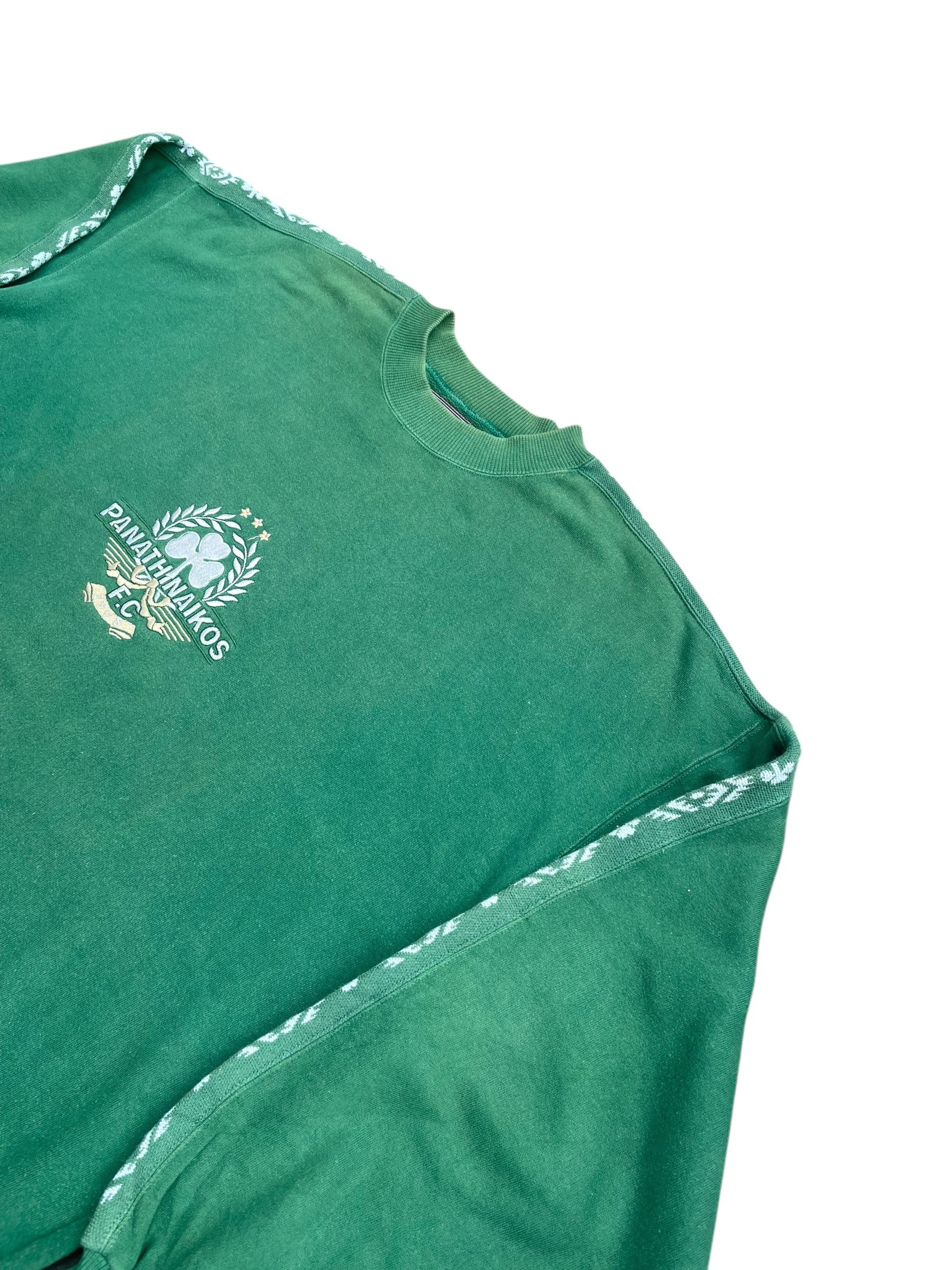 Vintage Vintage Panathinaikos FC Crewneck Size US XL / EU 56 / 4 - 2 Thumbnail