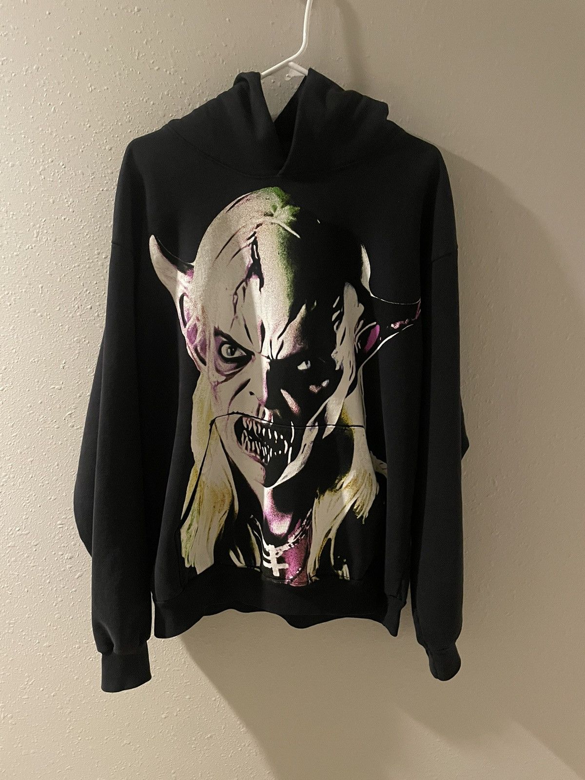 image of Price Firm Destroy Lonely “Ghoul” Hoodie in Black, Men's (Size Large)