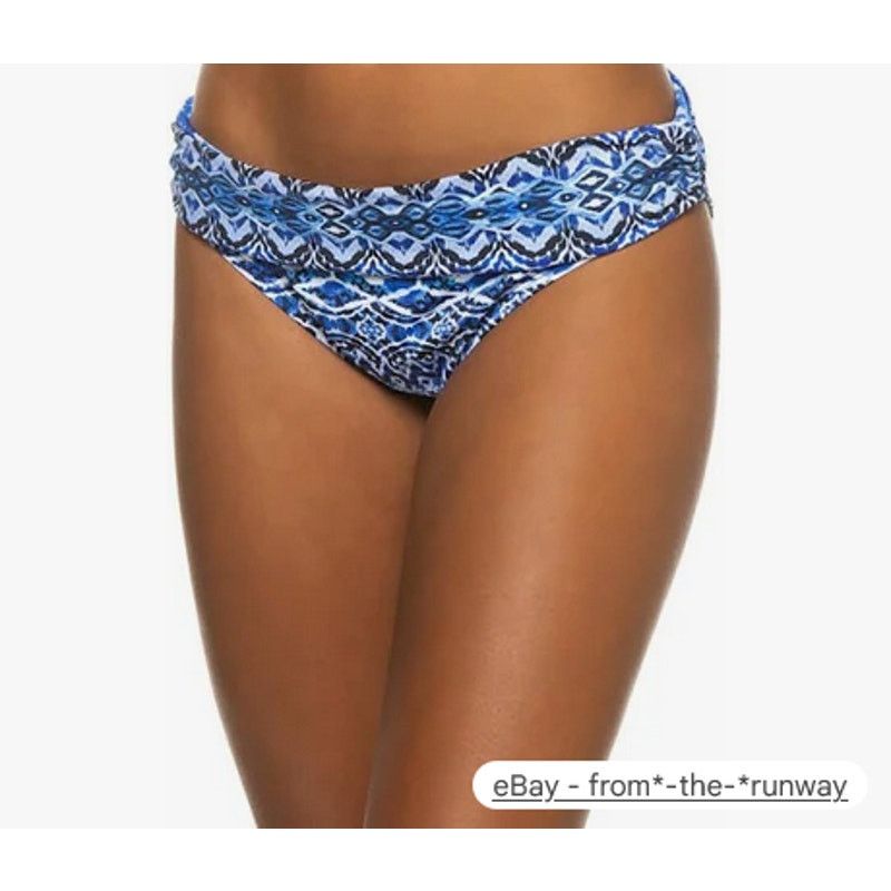 Other La Blanca Ikat Shirred Band Bikini Size 14 NWT Size ONE SIZE - 1 Thumbnail
