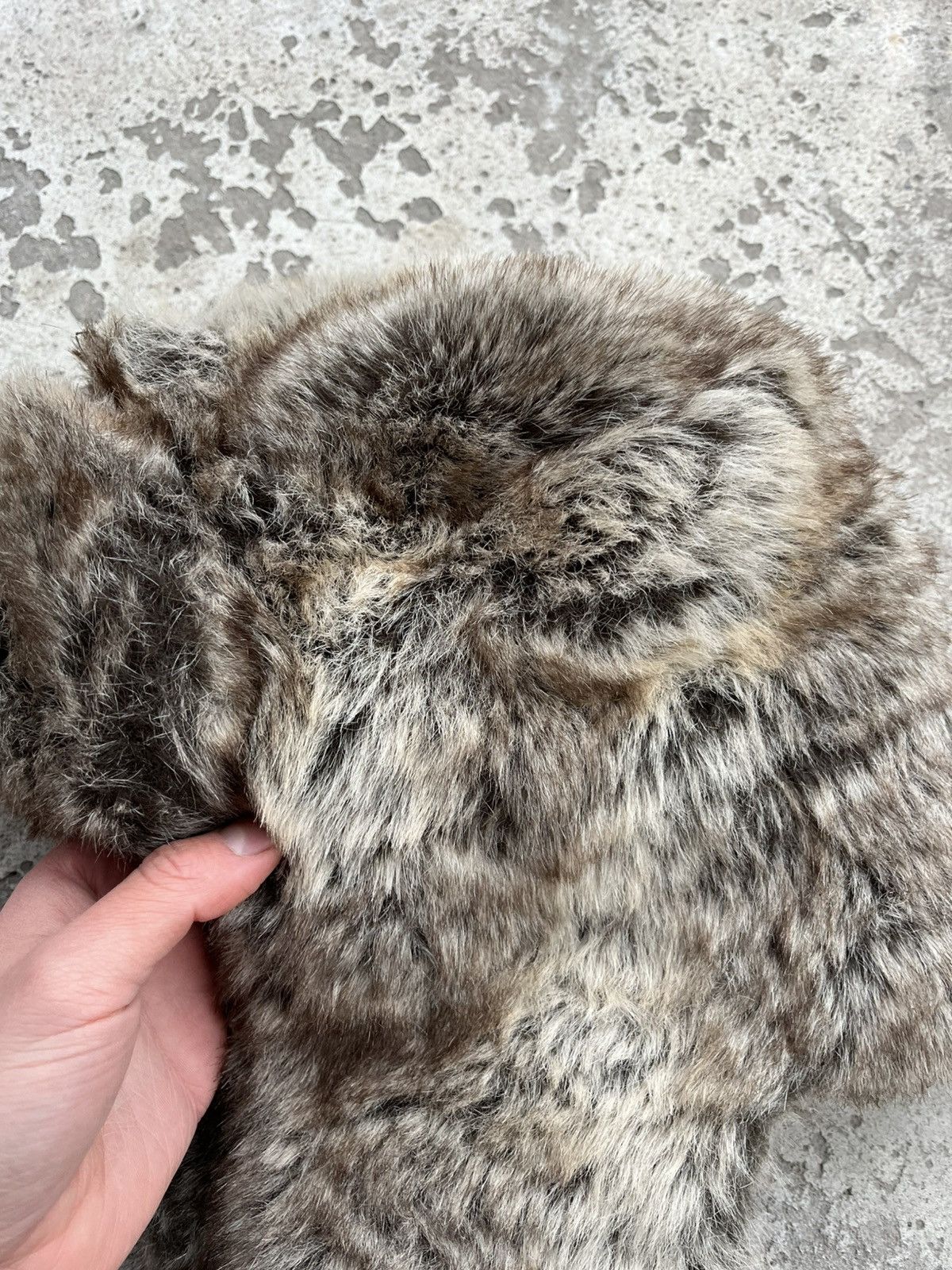 Hysteric Glamour × If Six Was Nine × Le Grande Bleu (L.G.B.) 90s Japanese Fur Faux Fuzzy Trapper Mohair Ushanka Hat Y2K Size ONE SIZE - 7 Thumbnail