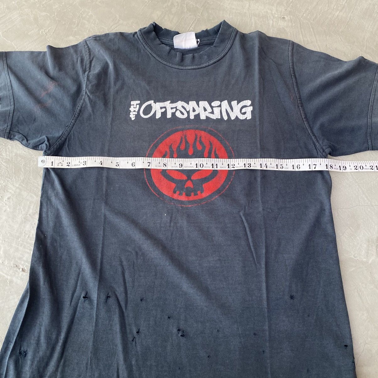 Band Tees Vintage 90s The Offspring "hot head" skull logo t-shirt Size US L / EU 52-54 / 3 - 9 Thumbnail