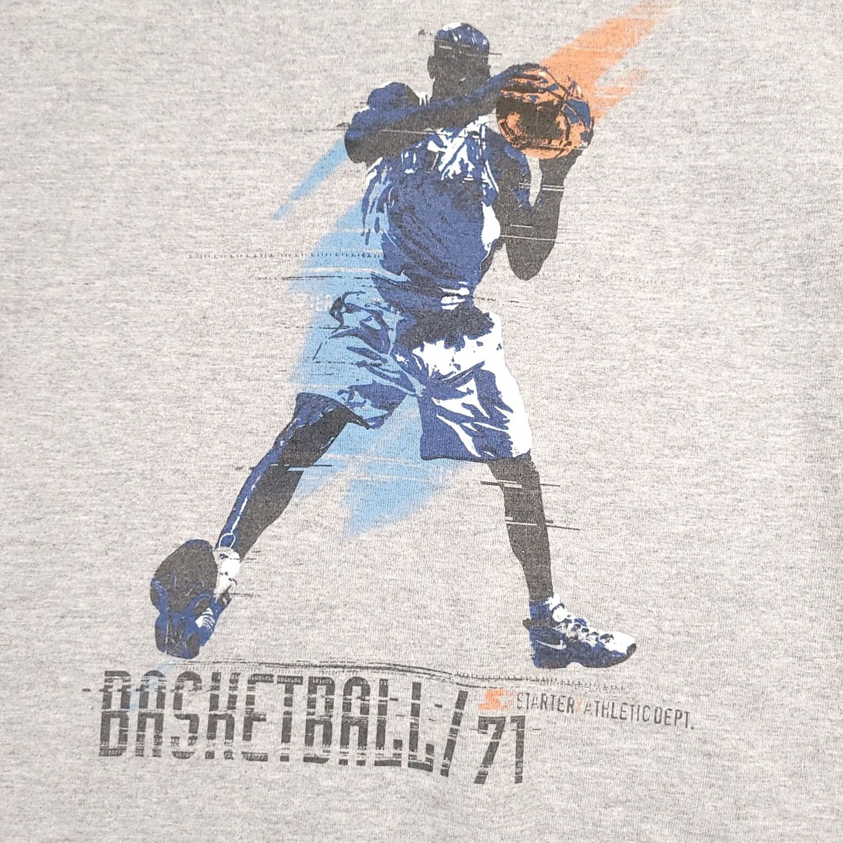 Starter VINTAGE Starter Shirt Men Large Gray Long Sleeve Basketball 90s Y2K Sports Size US L / EU 52-54 / 3 - 4 Thumbnail