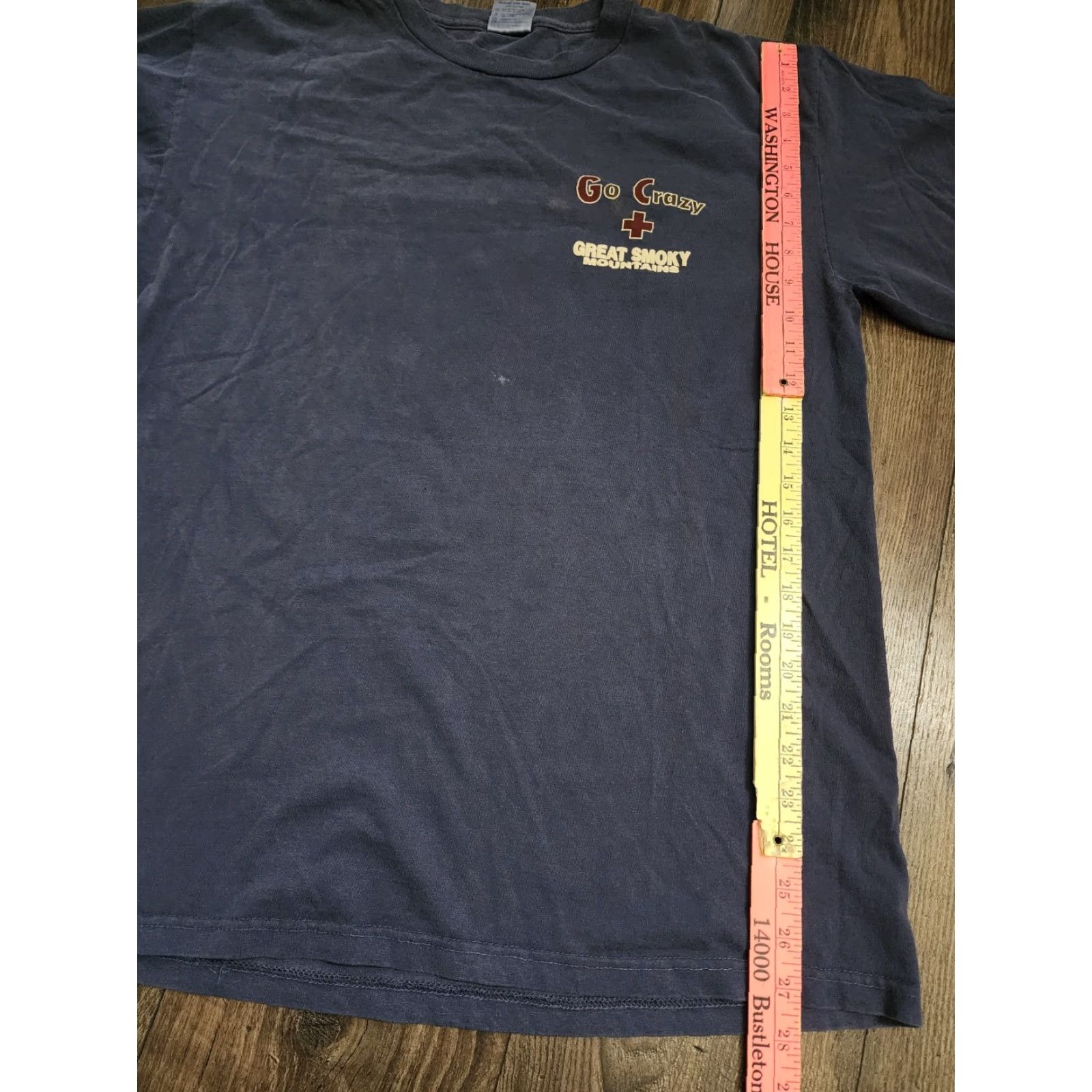 Delta VINTAGE Delta 90s Great Smoky Mountains Paramedic Funny T-Shirt Large Blue Mens Size US L / EU 52-54 / 3 - 3 Thumbnail