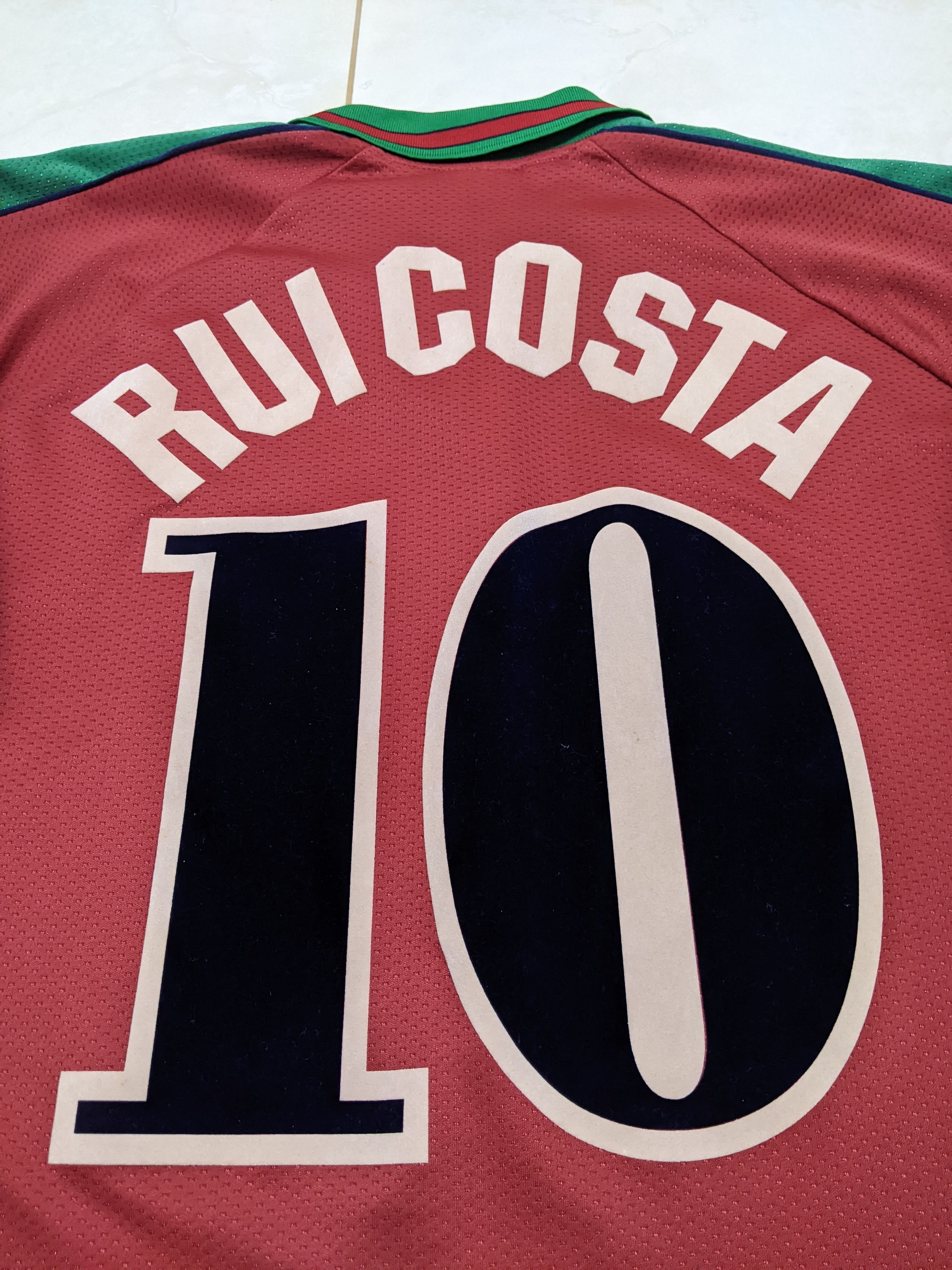 Vintage Jersey Portugal euro 1996 home Rui Costa football shirt Size US XL / EU 56 / 4 - 3 Thumbnail