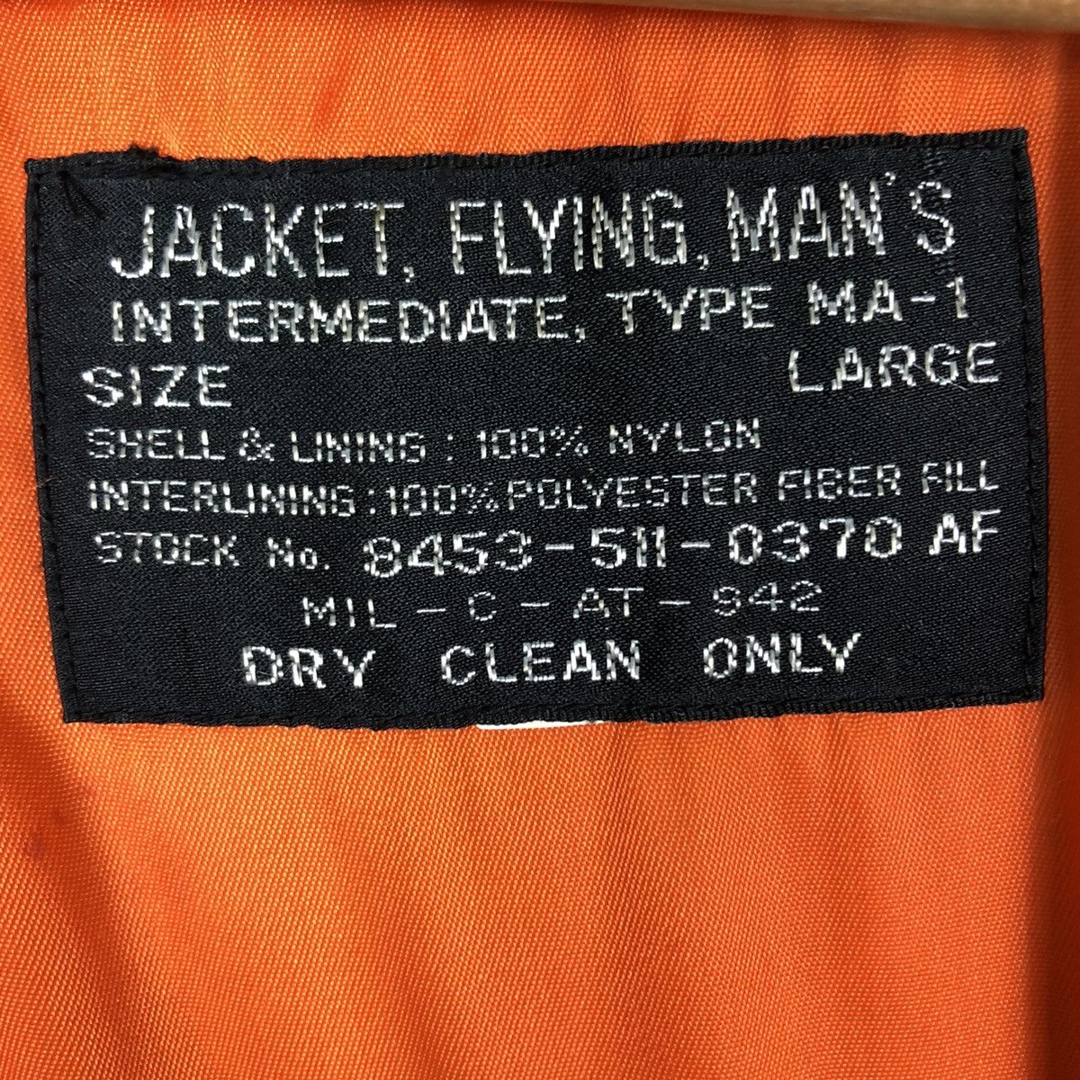Vintage 🔥VINTAGE MA-1 BOMBER JACKET U.S. AIR FORCE RIOT RIOT ARMY Size US L / EU 52-54 / 3 - 19 Thumbnail
