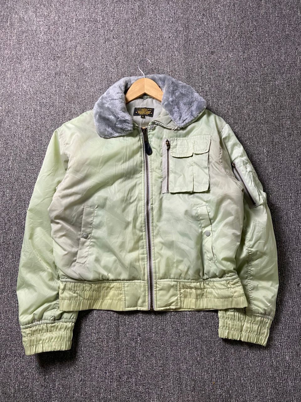 Japanese Brand Tomahawak Japanese Brand Flight Bomber Jacket (189) Size US M / EU 48-50 / 2 - 1 Thumbnail