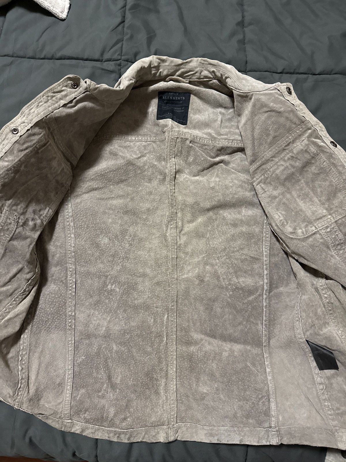 Allsaints Allsaints Suede Jacket Large Size US L / EU 52-54 / 3 - 3 Thumbnail