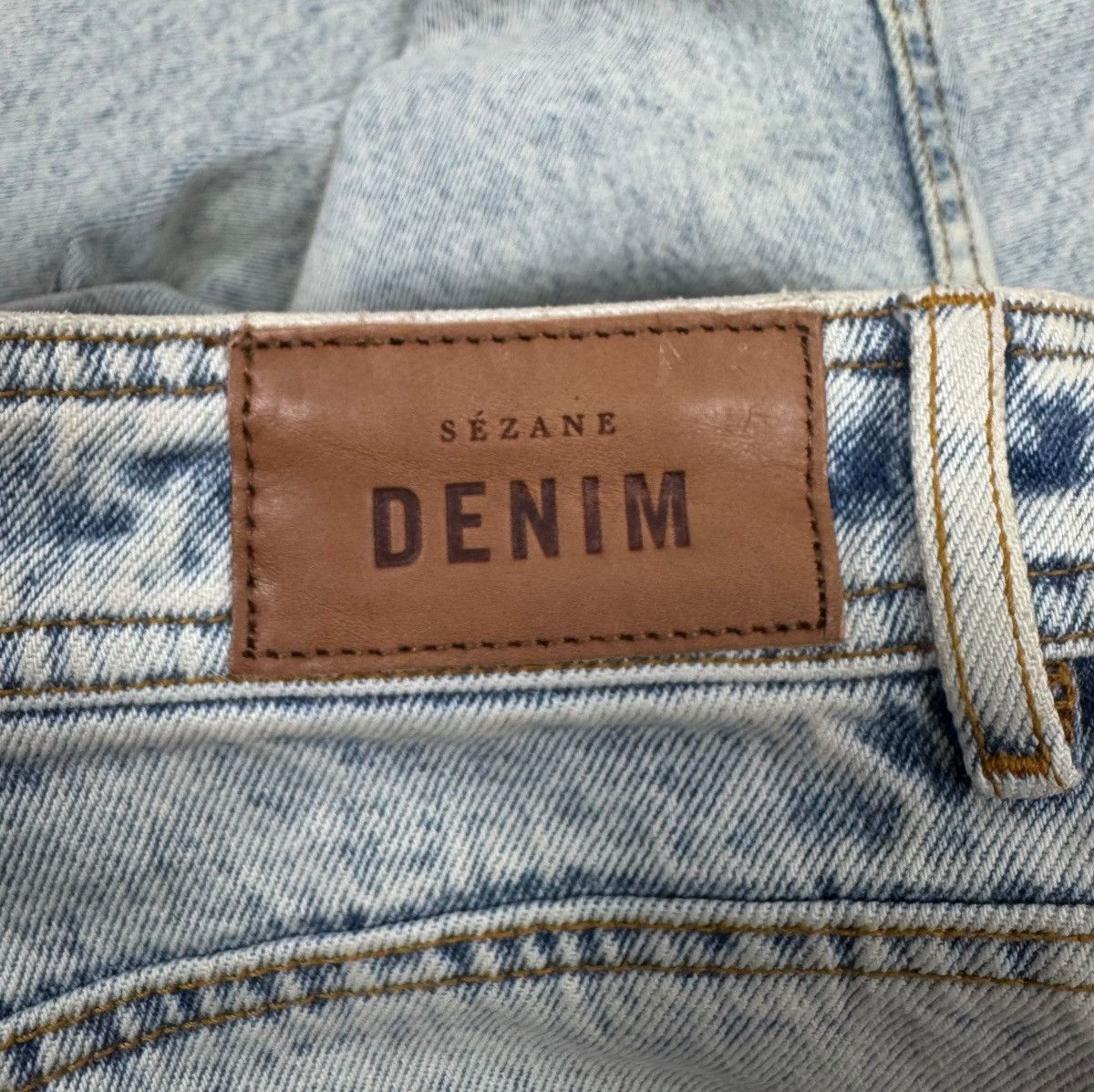 Sezane Sezane Denim Wide Leg Jeans Cotton size 36 Size 26" / US 2 / IT 38 - 13 Thumbnail
