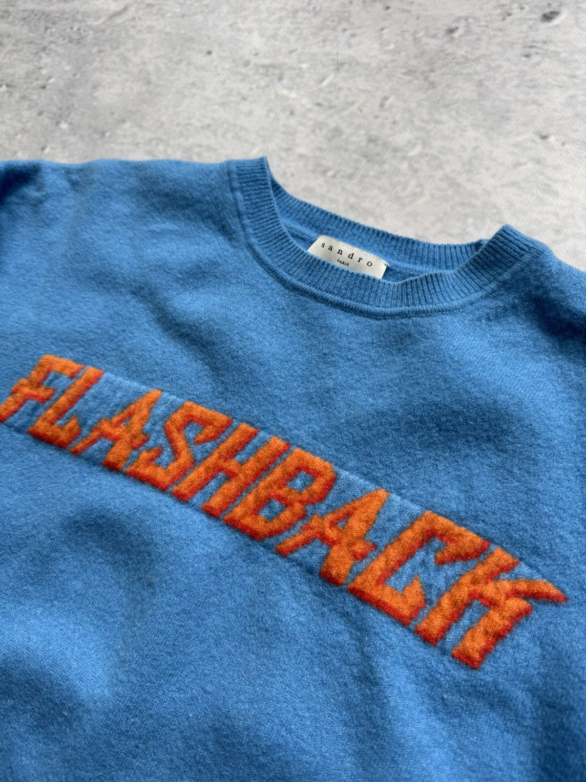 Sandro Sandro Paris sweatshirt Flashback blue Size M / US 6-8 / IT 42-44 - 4 Thumbnail