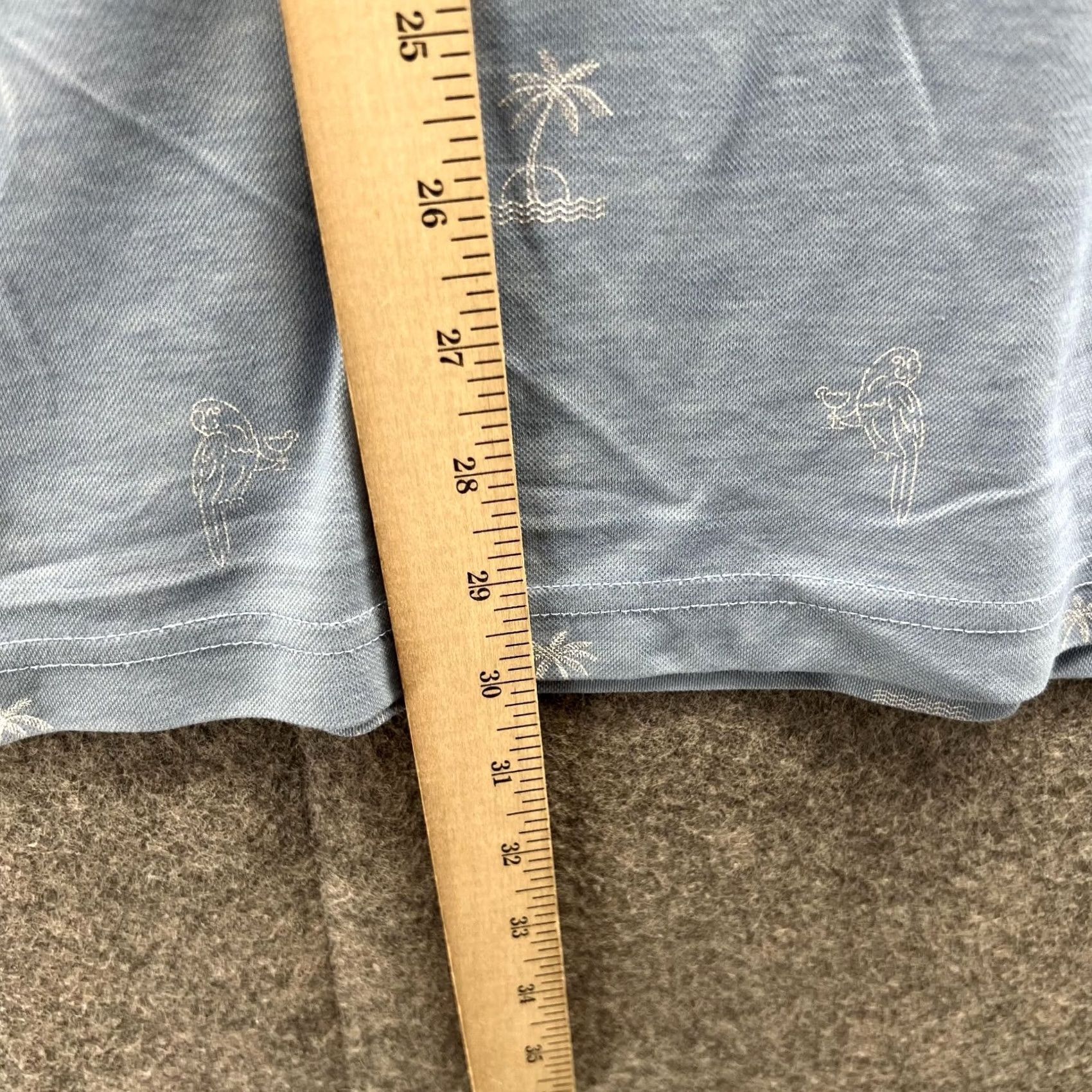 TravisMathew Travis Mathew Polo Shirt Men 2XL Blue Pima Cotton Palms Parrot Golf Preppy Shirt Short Sleeve Button Collar Casual/Activewear Mens 2XL Size US XXL / EU 58 / 5 - 6 Thumbnail