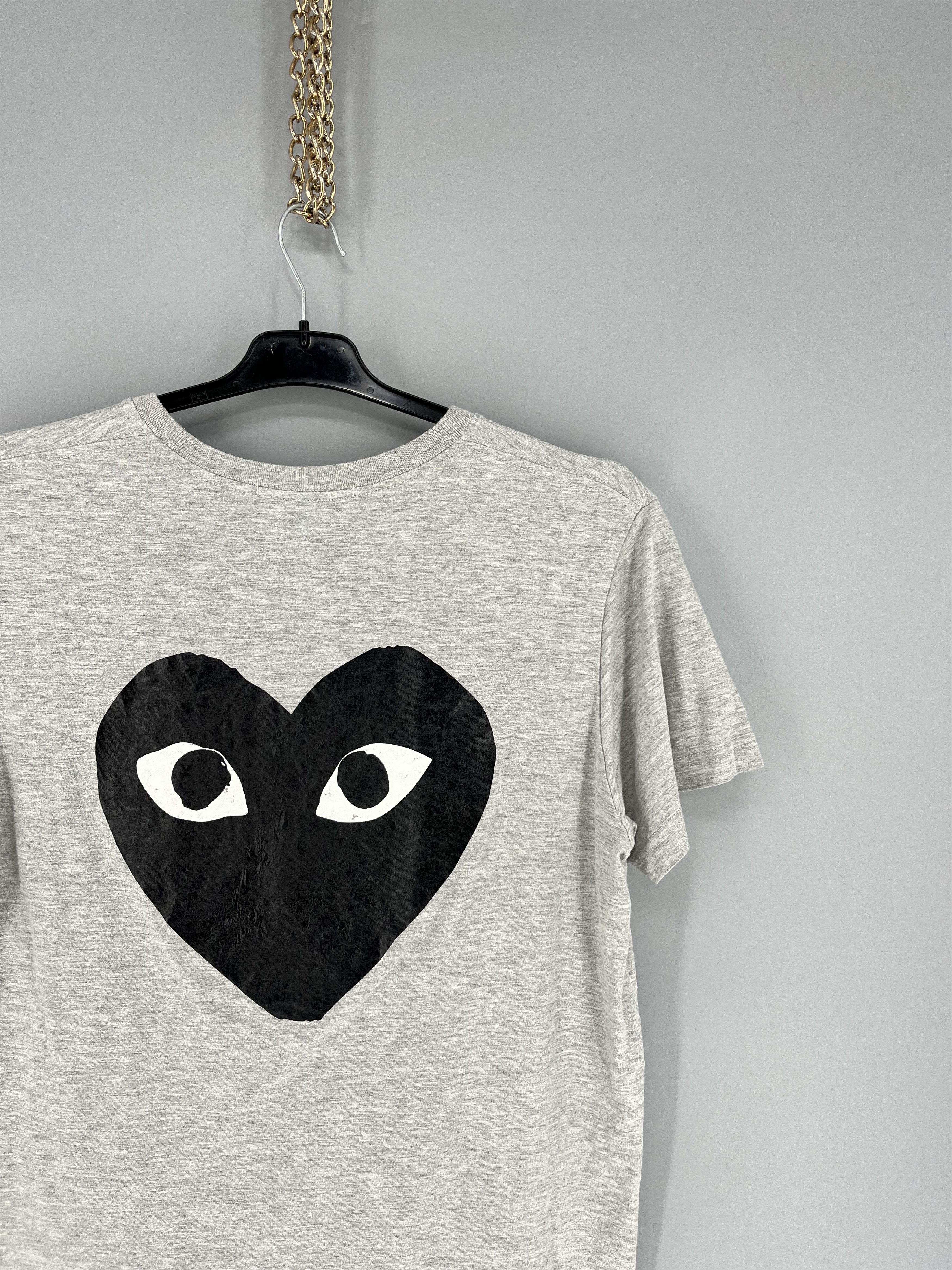 Comme des Garcons Vintage 90s Comme des Garcons Play Tee Big Logo Size US M / EU 48-50 / 2 - 14 Thumbnail