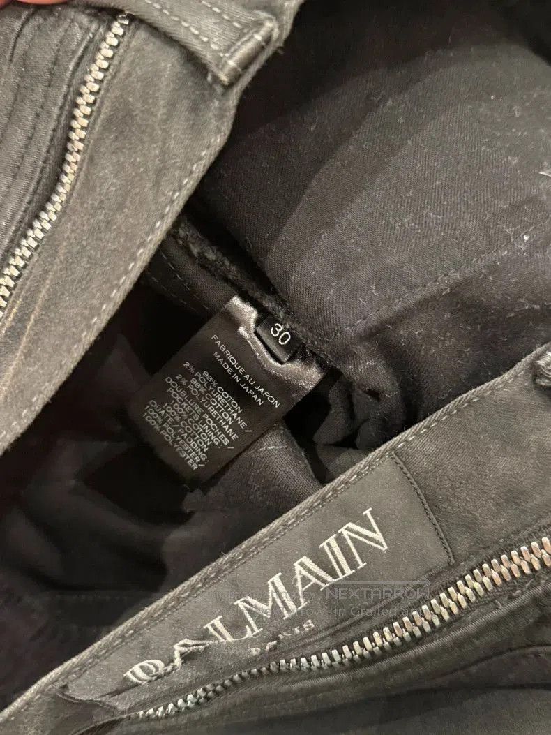 Balmain Balmain Black Denim Pants Size 30. Size US 30 / EU 46 - 4 Thumbnail