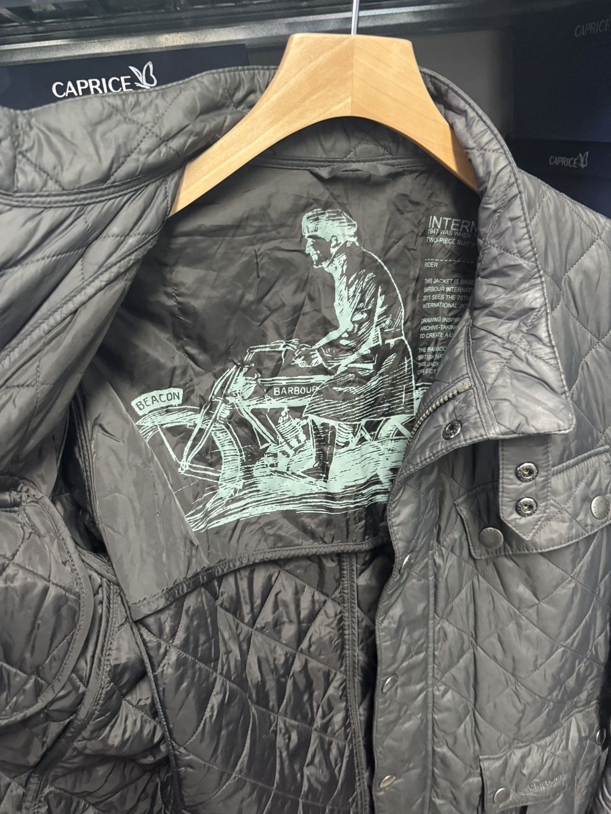 Barbour Barbour International Ariel Quilted Jacket Size US L / EU 52-54 / 3 - 17 Thumbnail