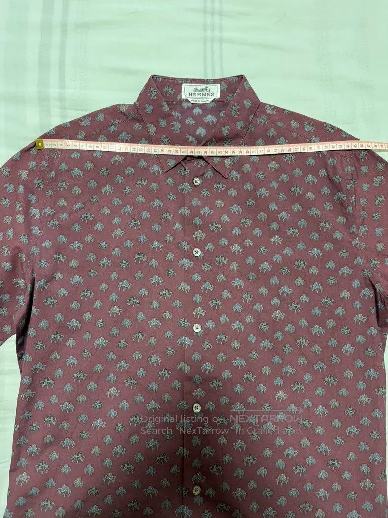 Hermes Hermes size 39 Shirt with classic robot pattern Size US M / EU 48-50 / 2 - 3 Thumbnail